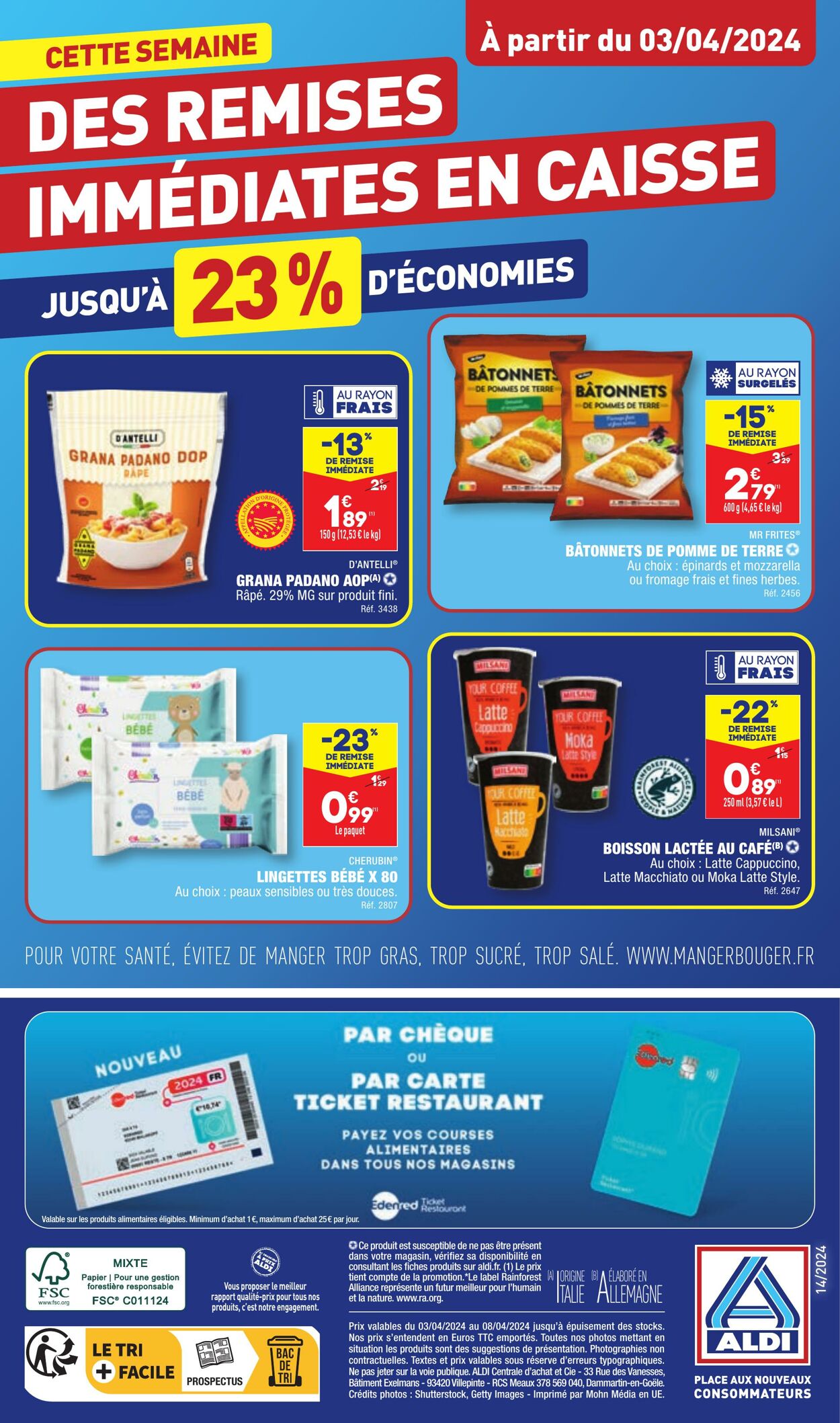 Catalogue Aldi 03.04.2024 - 08.04.2024