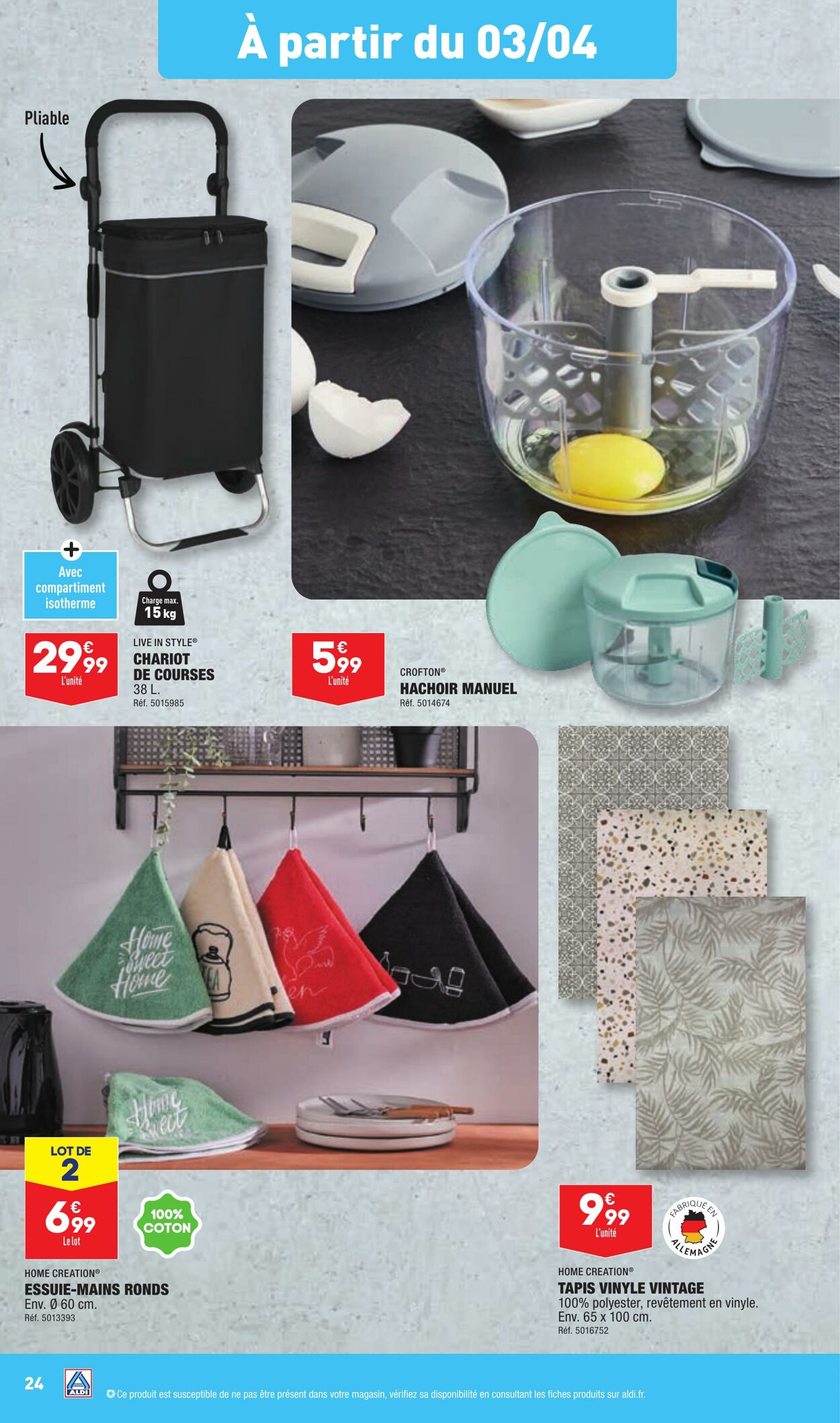 Catalogue Aldi 03.04.2024 - 08.04.2024