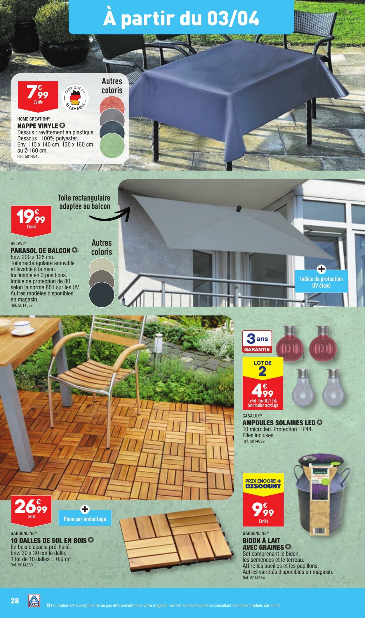 Catalogue Aldi 03.04.2024 - 08.04.2024