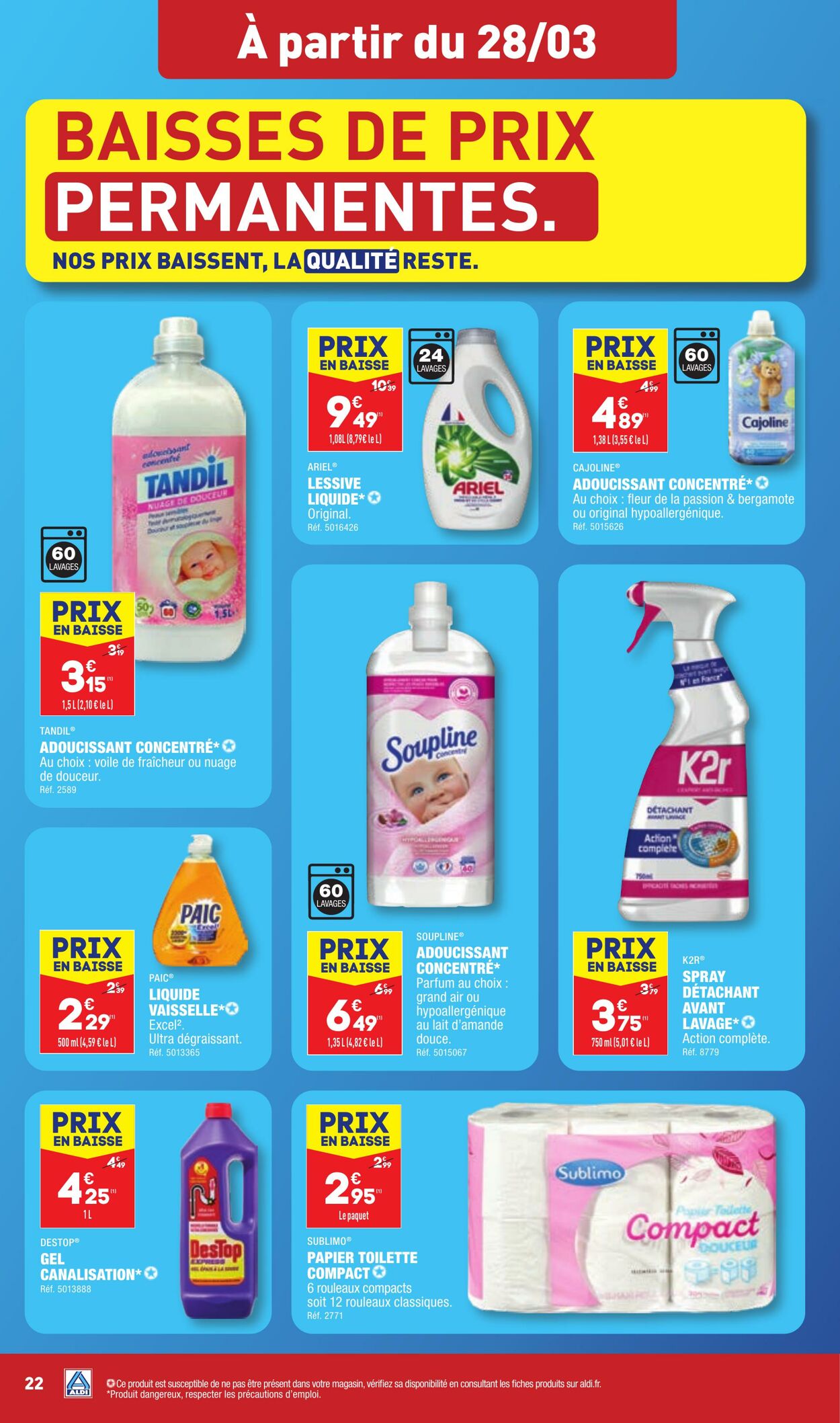 Catalogue Aldi 03.04.2024 - 08.04.2024