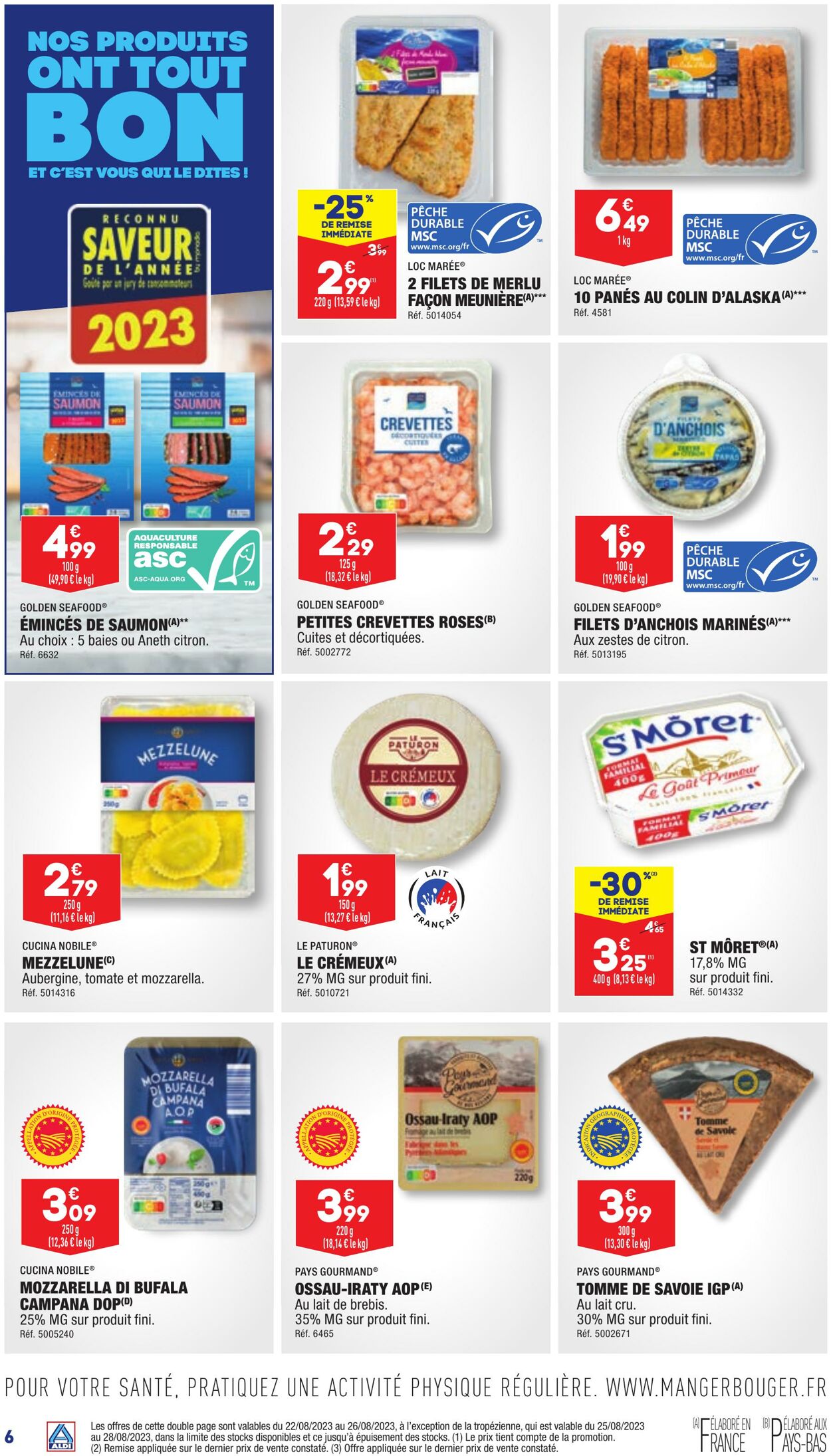 Catalogue Aldi 22.08.2023 - 28.08.2023