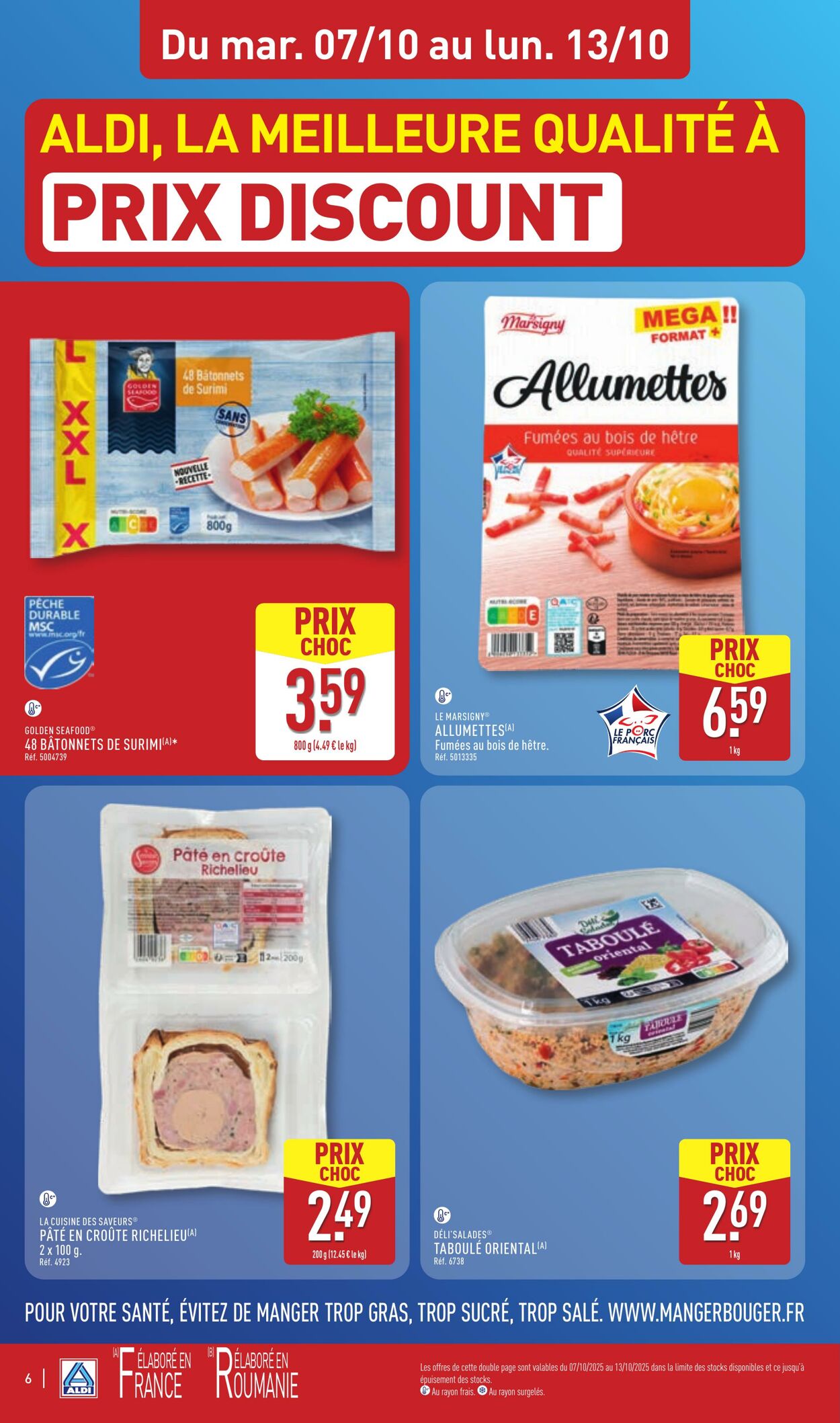 Catalogue Aldi 30.09.2025 - 06.10.2025