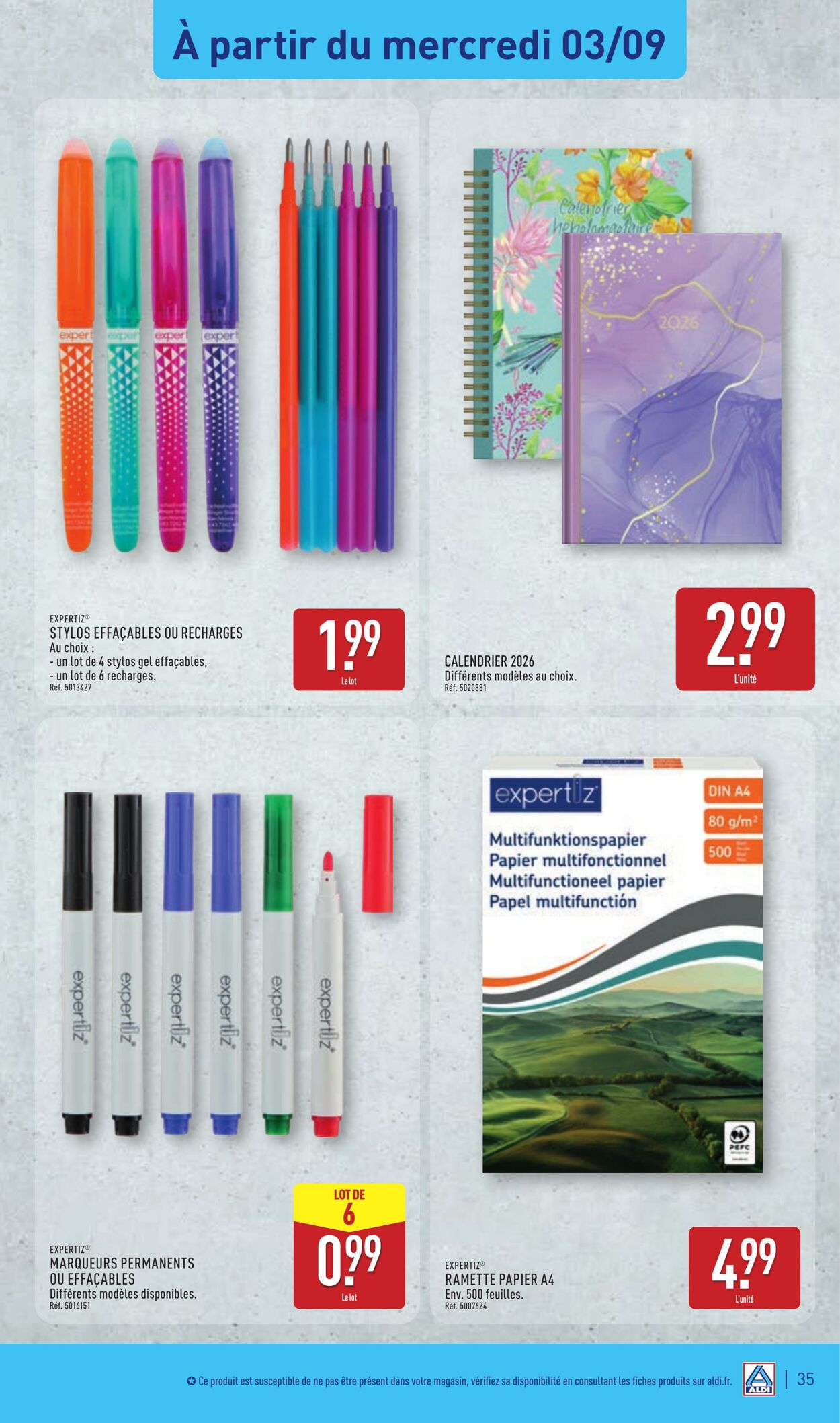 Catalogue Aldi 26.08.2025 - 01.09.2025