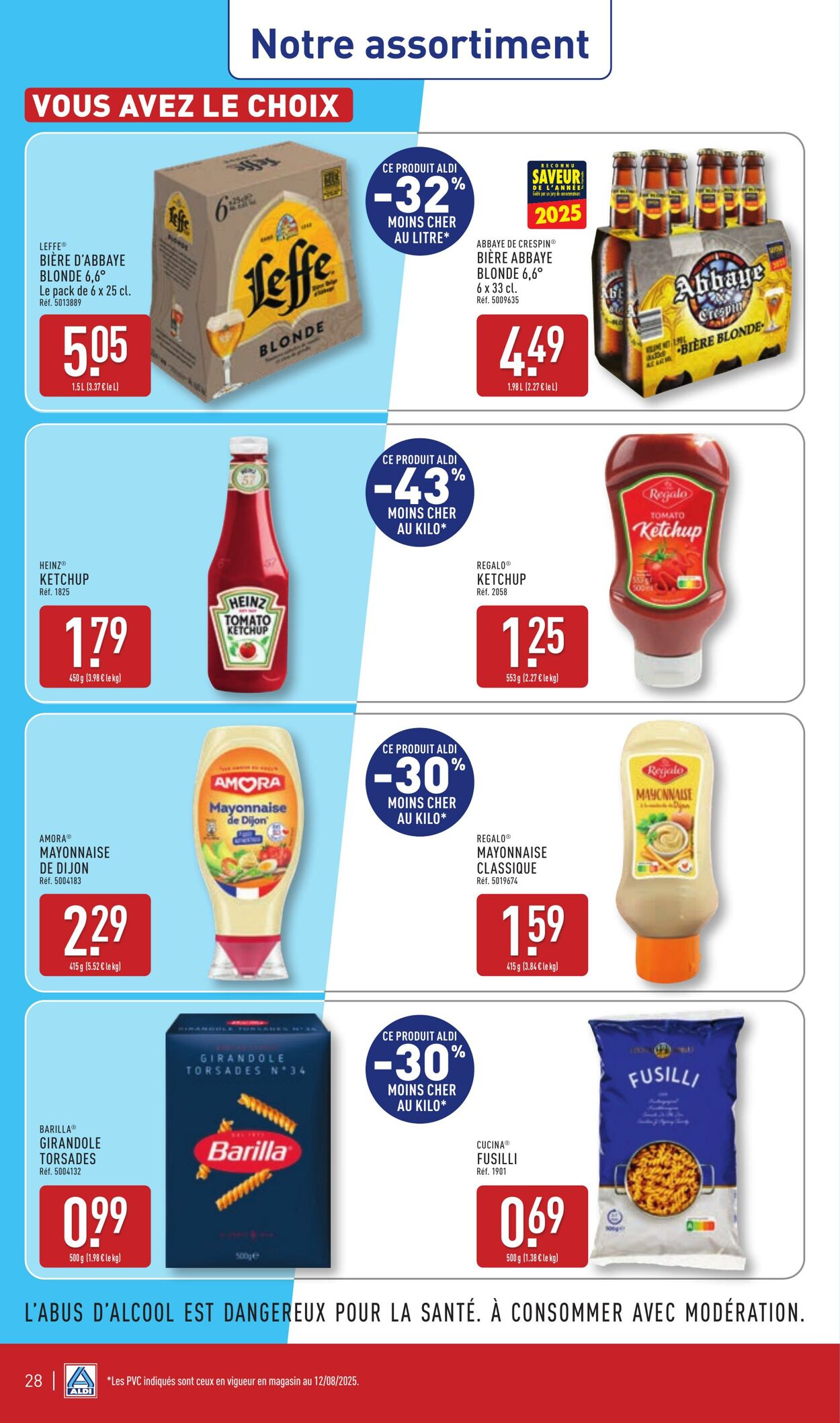 Catalogue Aldi 26.08.2025 - 01.09.2025
