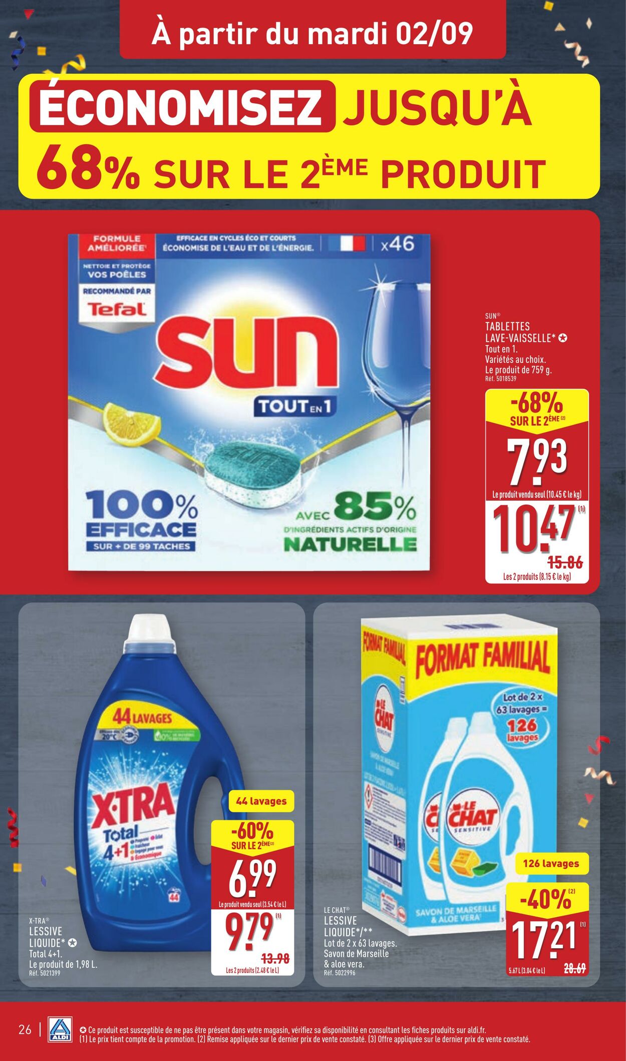 Catalogue Aldi 26.08.2025 - 01.09.2025