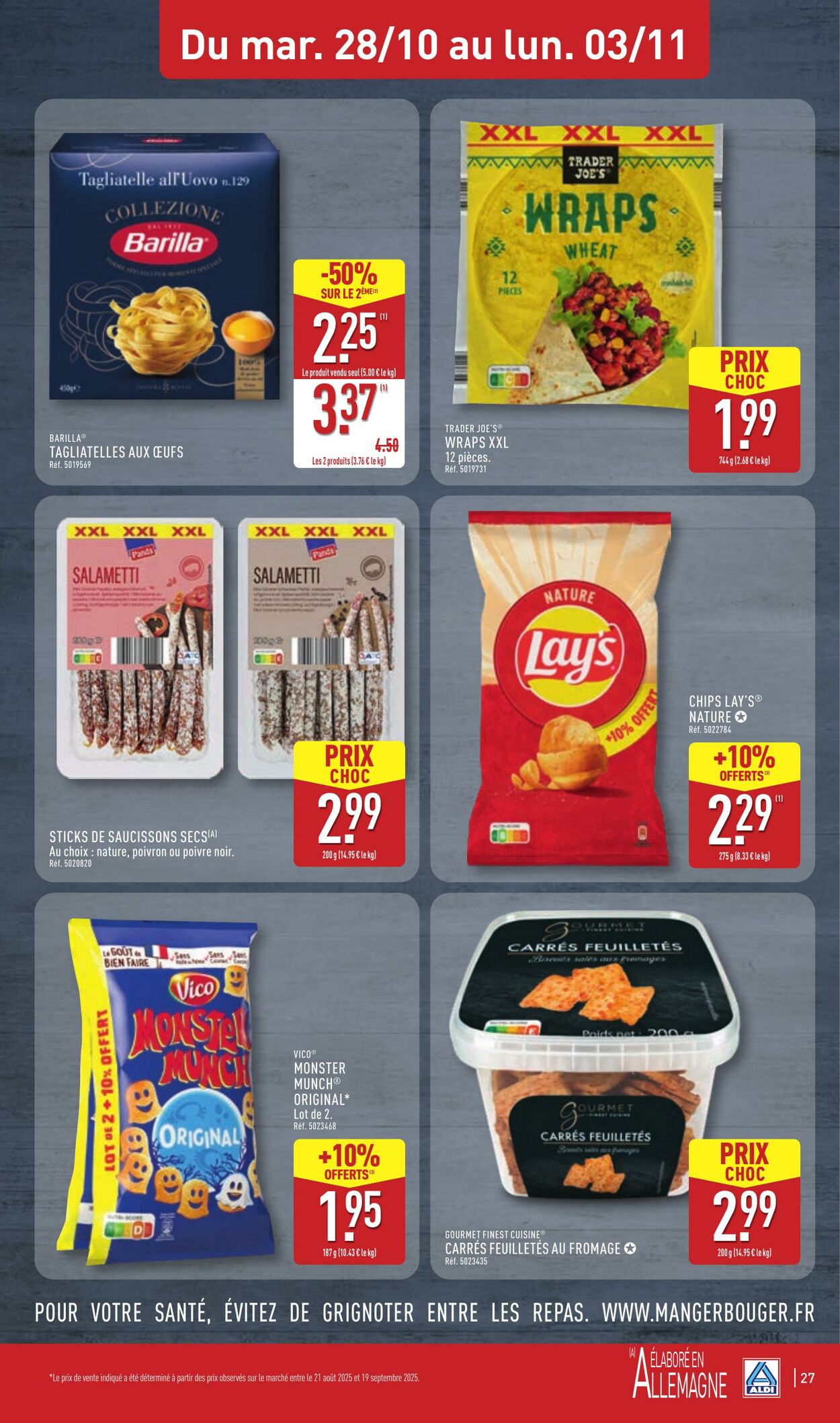 Catalogue Aldi 21.10.2025 - 27.10.2025
