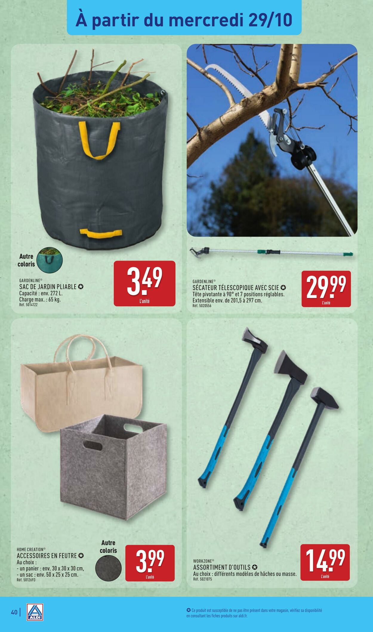 Catalogue Aldi 21.10.2025 - 27.10.2025