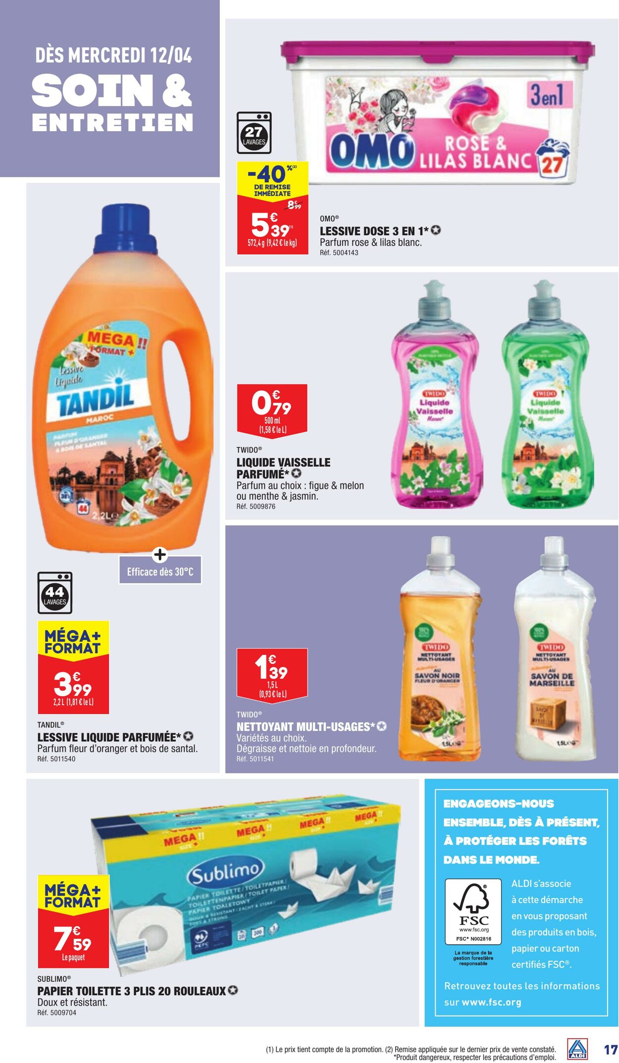 Catalogue Aldi 12.04.2023 - 17.04.2023