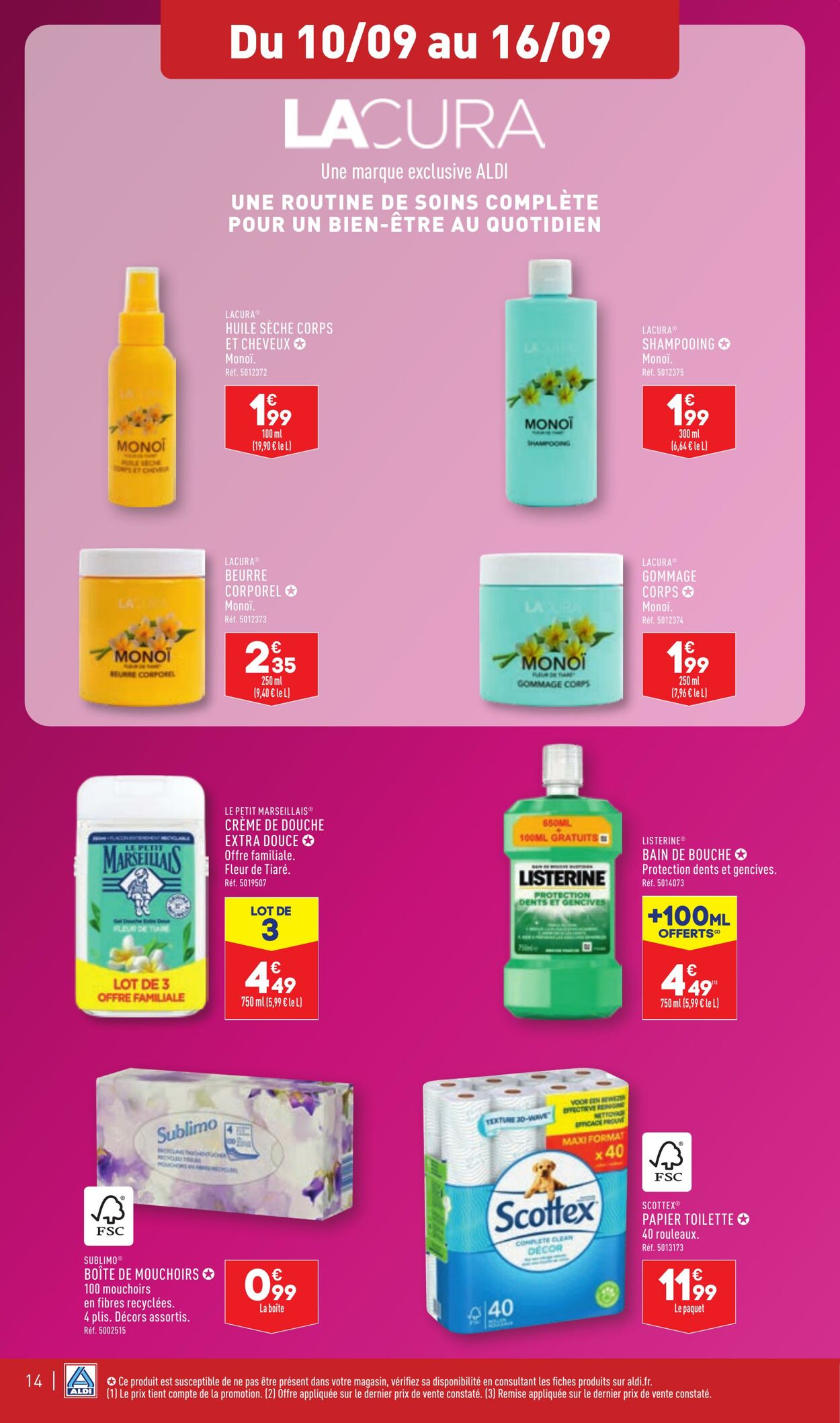 Catalogue Aldi 03.09.2024 - 09.09.2024