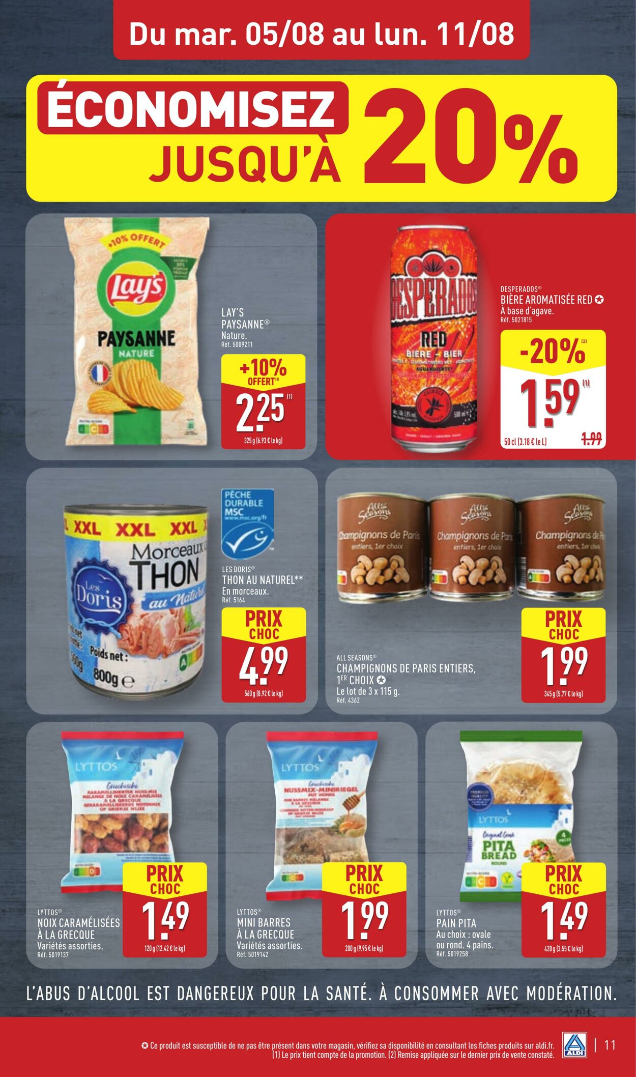 Catalogue Aldi 29.07.2025 - 04.08.2025