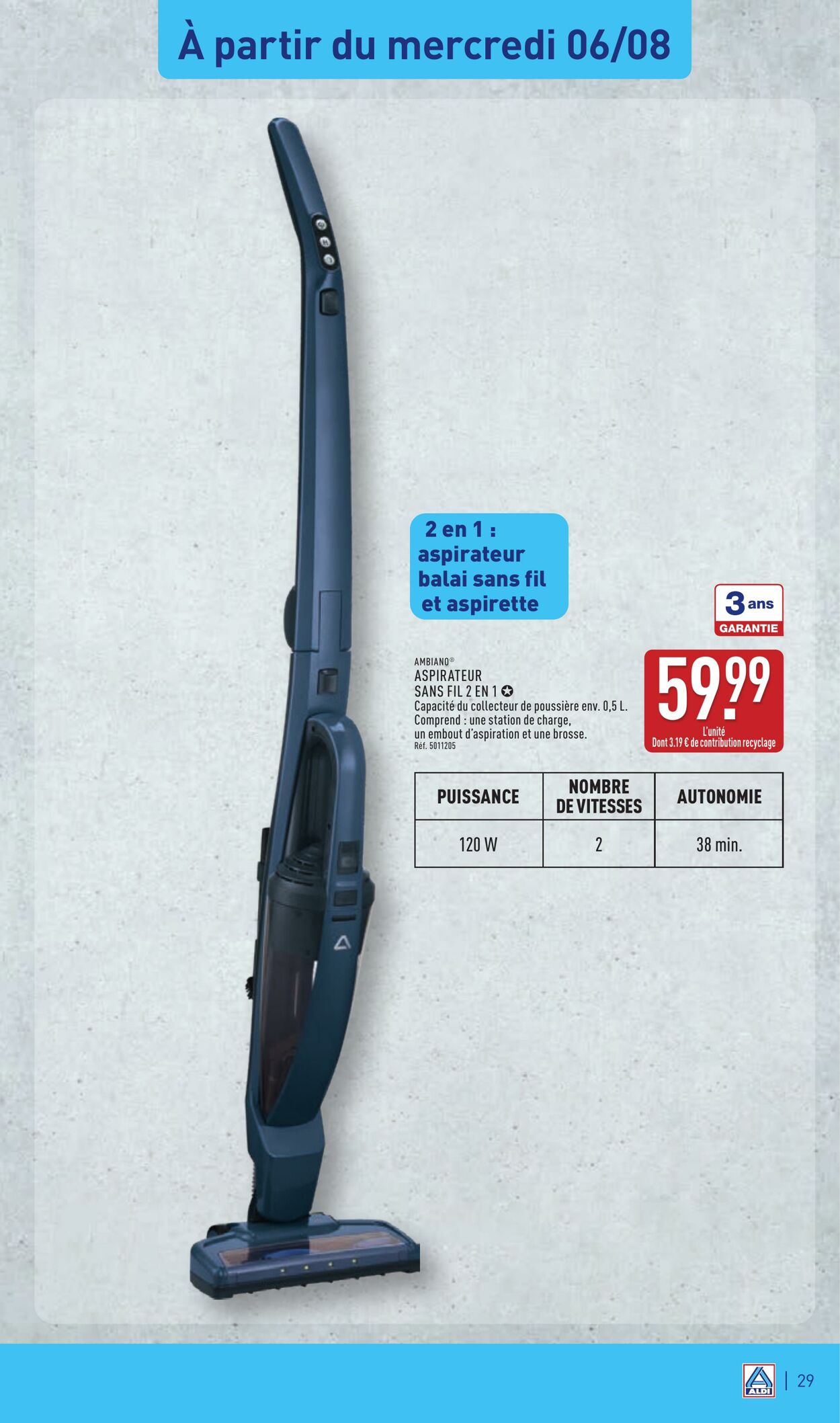 Catalogue Aldi 29.07.2025 - 04.08.2025
