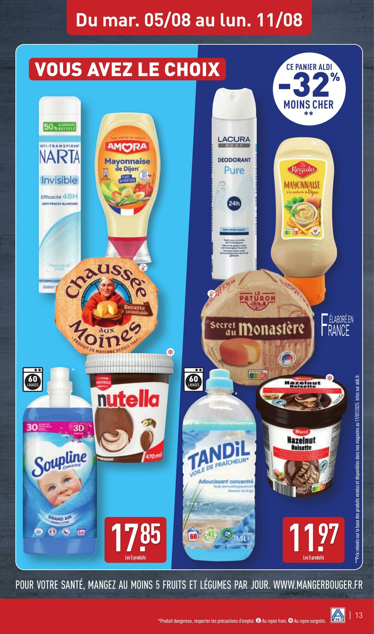 Catalogue Aldi 29.07.2025 - 04.08.2025