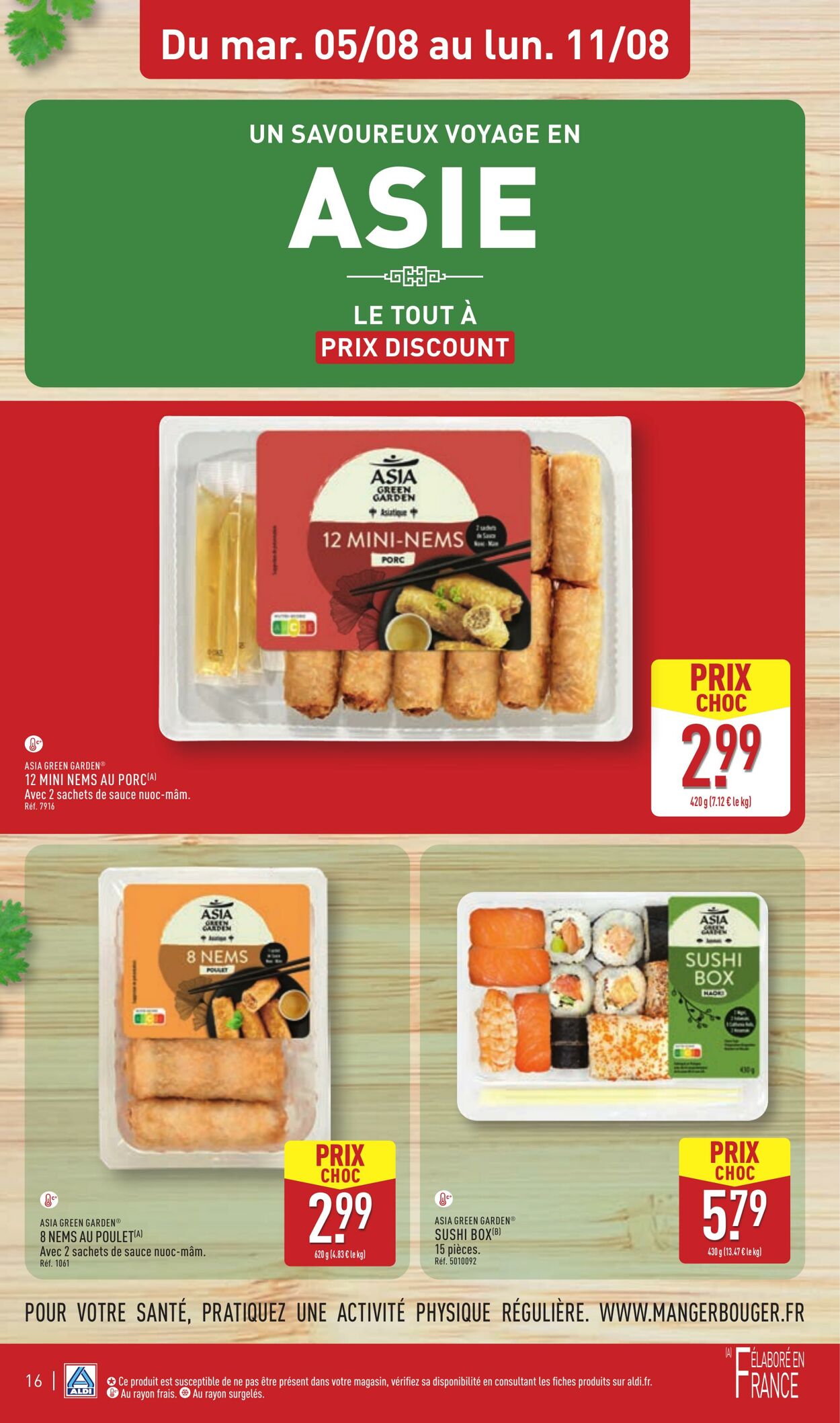 Catalogue Aldi 29.07.2025 - 04.08.2025