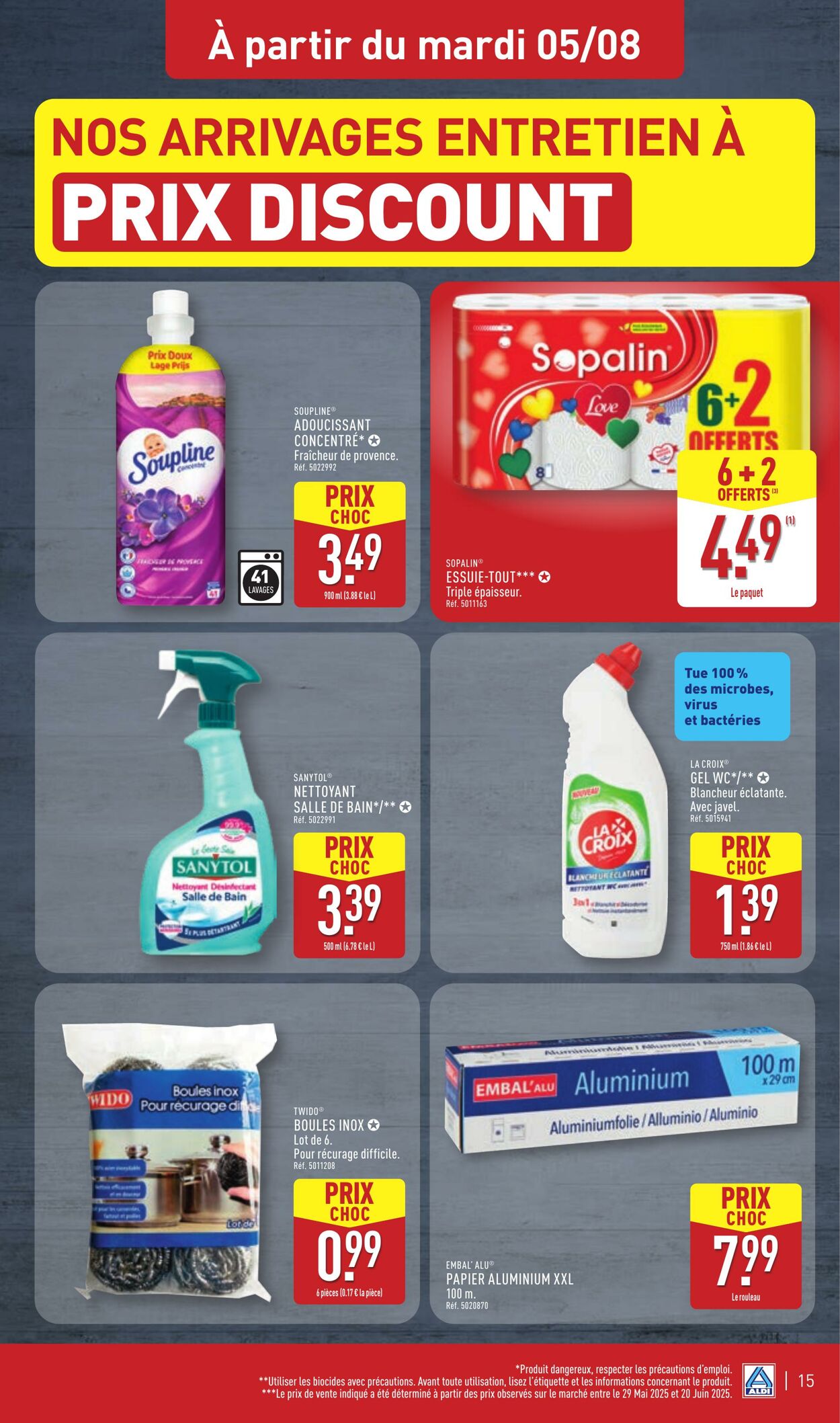 Catalogue Aldi 29.07.2025 - 04.08.2025