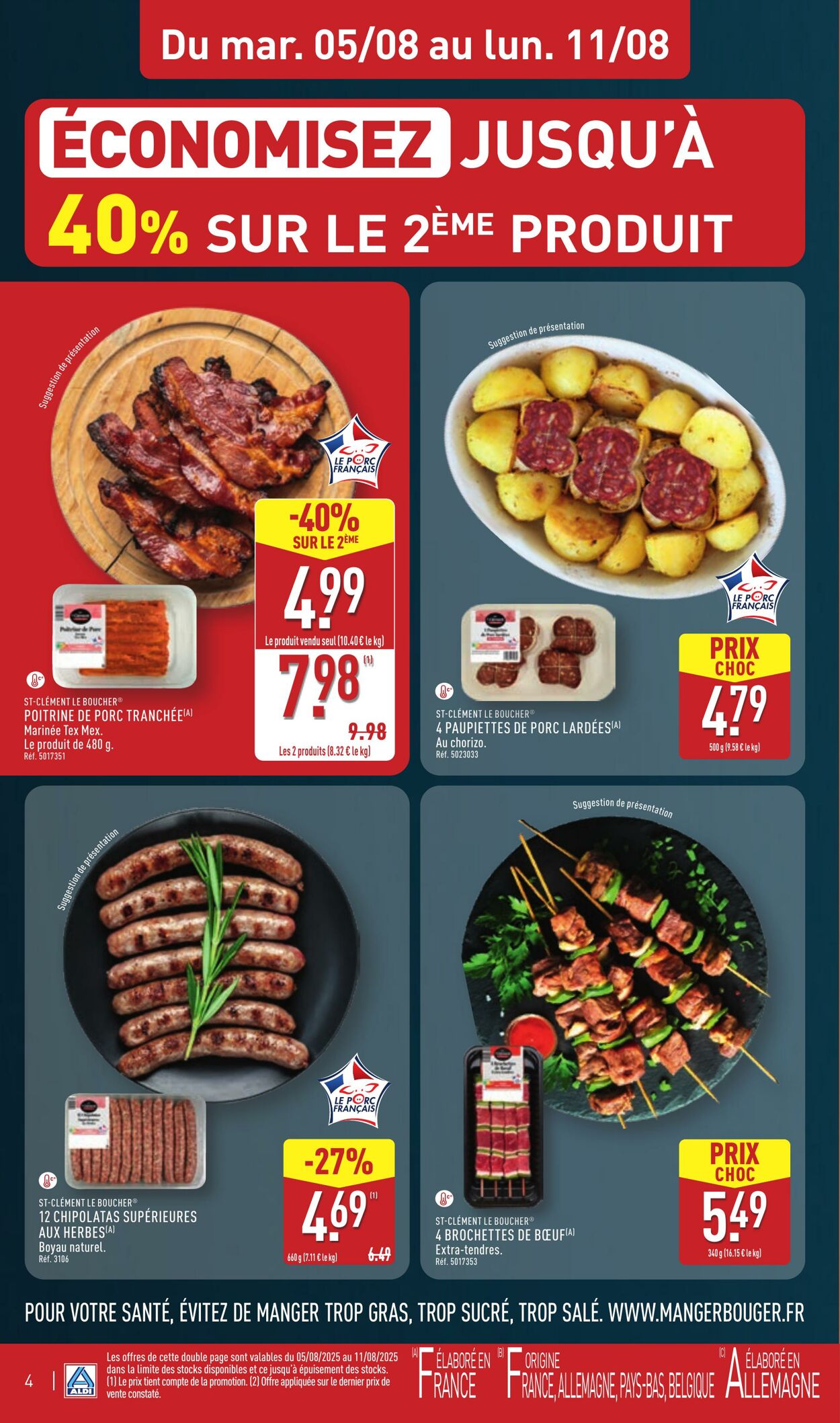 Catalogue Aldi 29.07.2025 - 04.08.2025