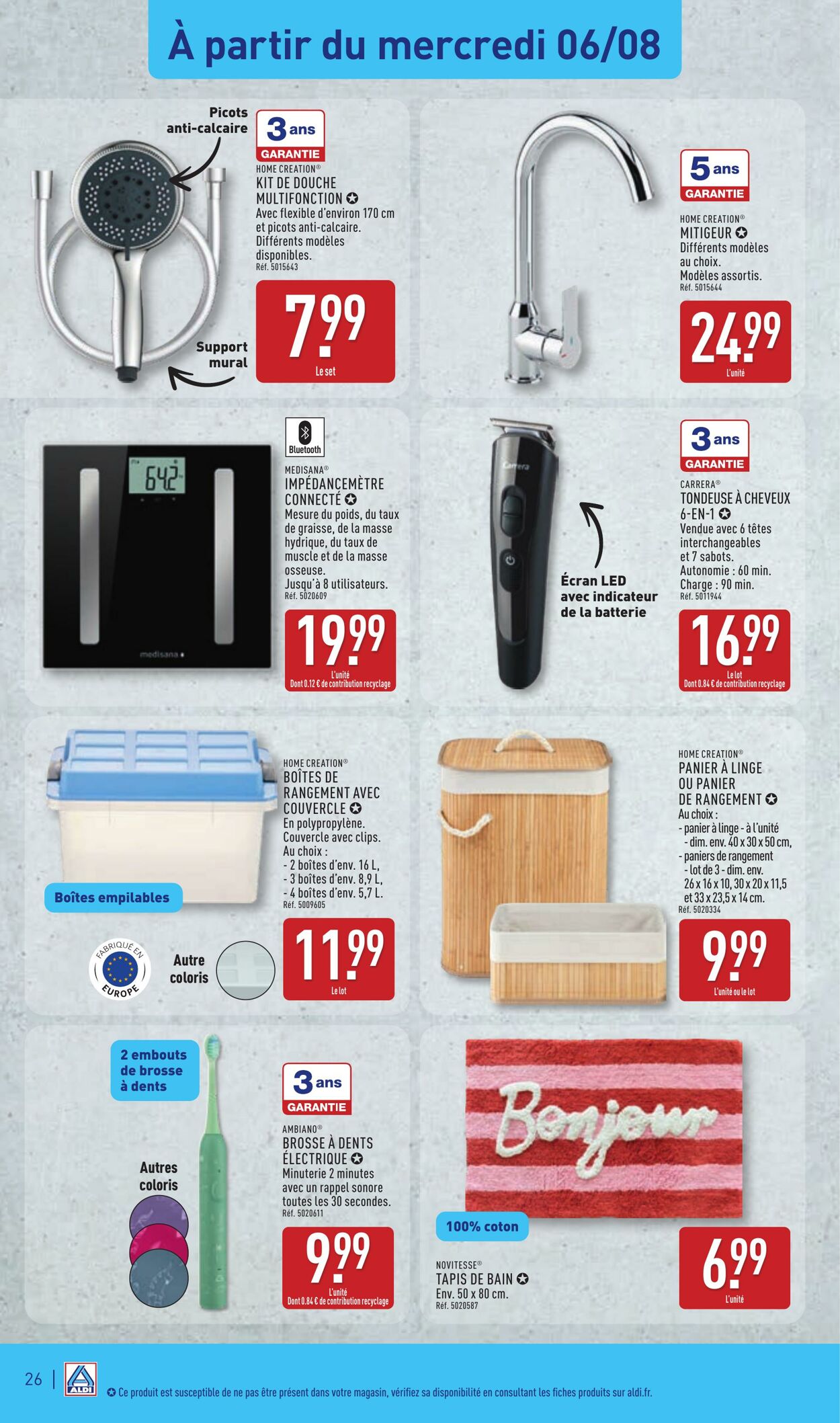 Catalogue Aldi 29.07.2025 - 04.08.2025