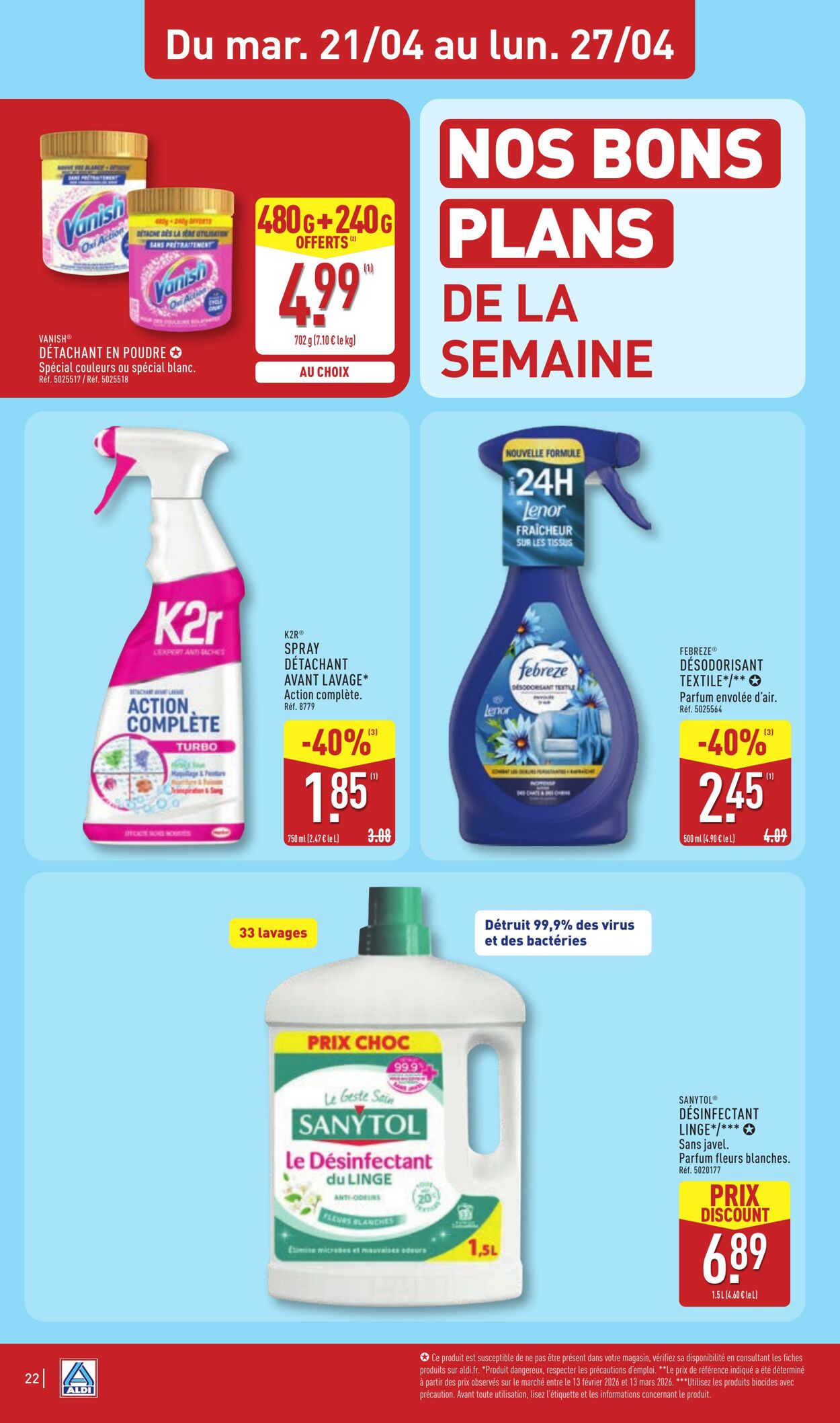Catalogue Aldi 14.04.2026 - 20.04.2026
