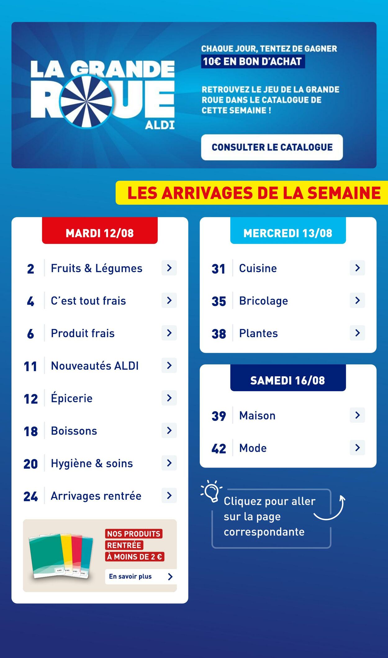 Catalogue Aldi 05.08.2025 - 11.08.2025