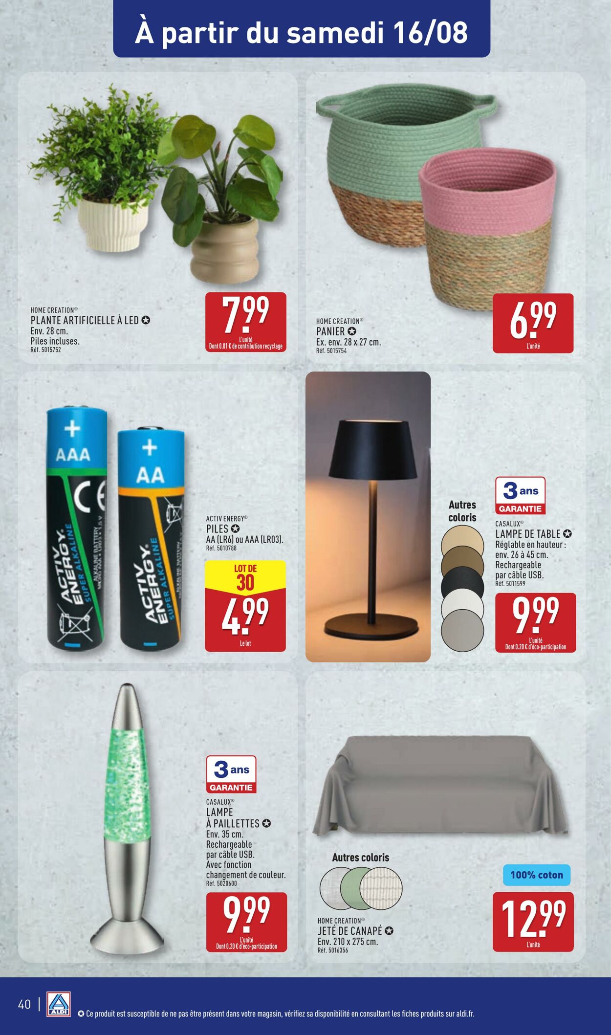 Catalogue Aldi 05.08.2025 - 11.08.2025