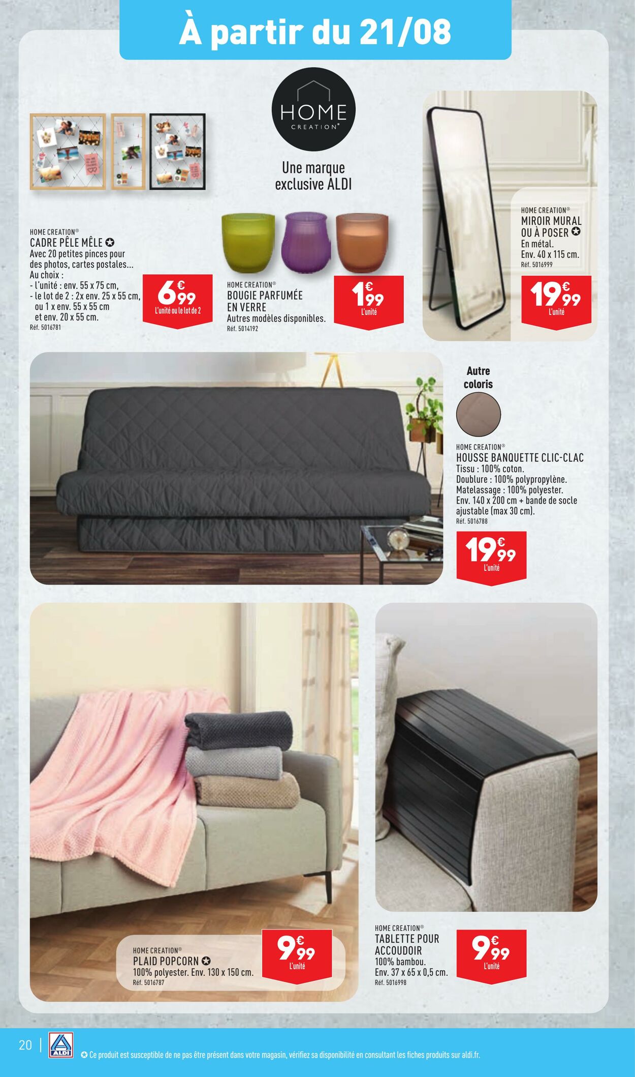 Catalogue Aldi 20.08.2024 - 26.08.2024