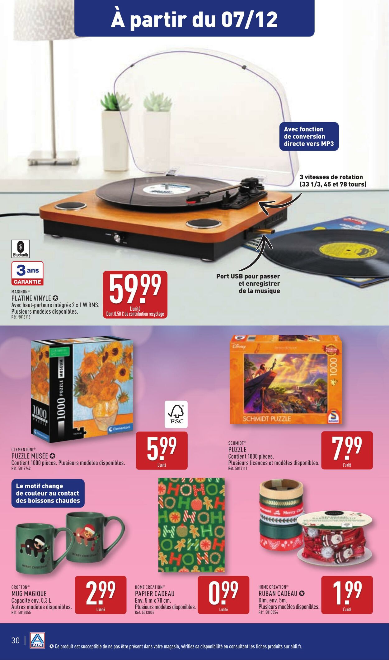 Catalogue Aldi 26.11.2024 - 02.12.2024