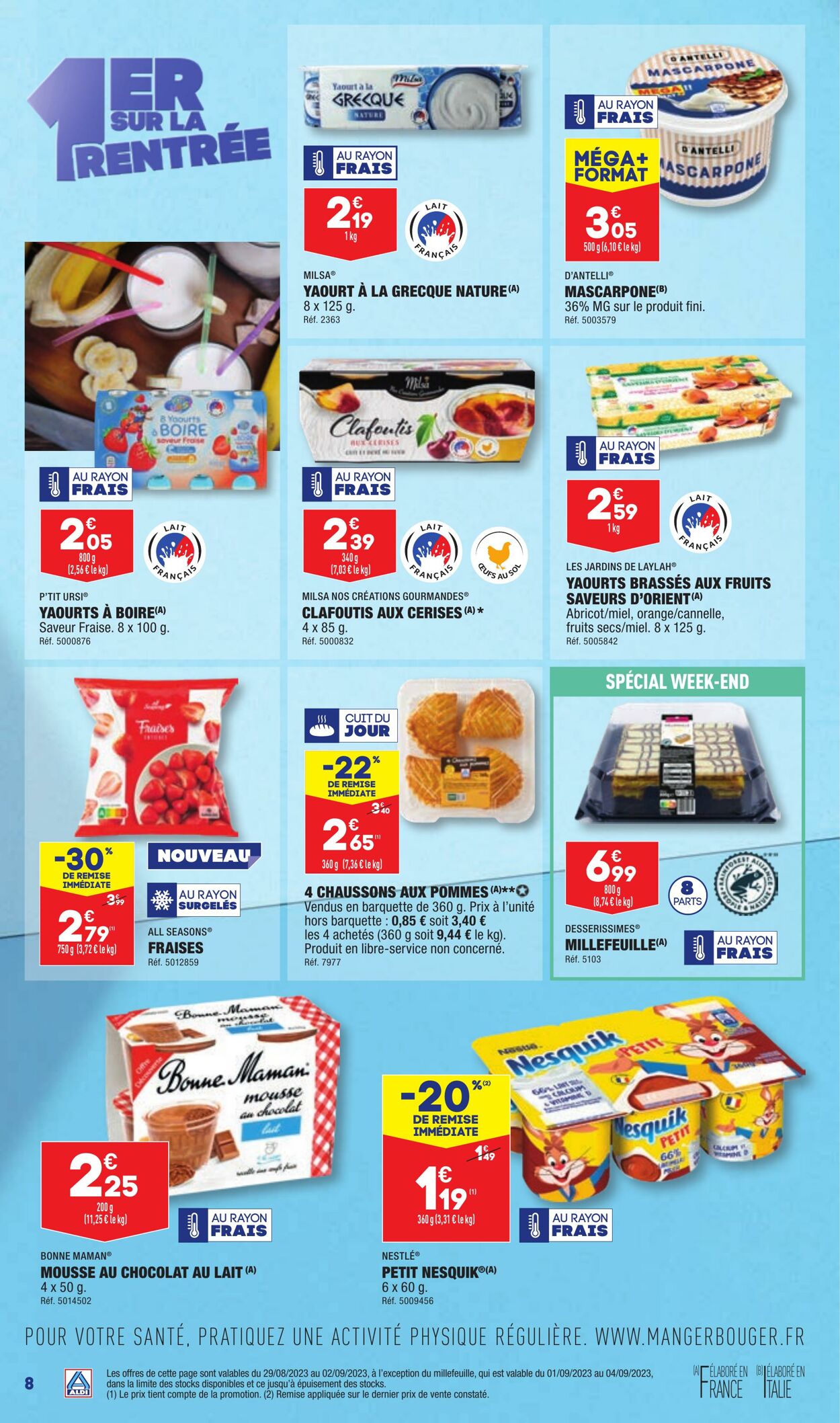 Catalogue Aldi 29.08.2023 - 04.09.2023