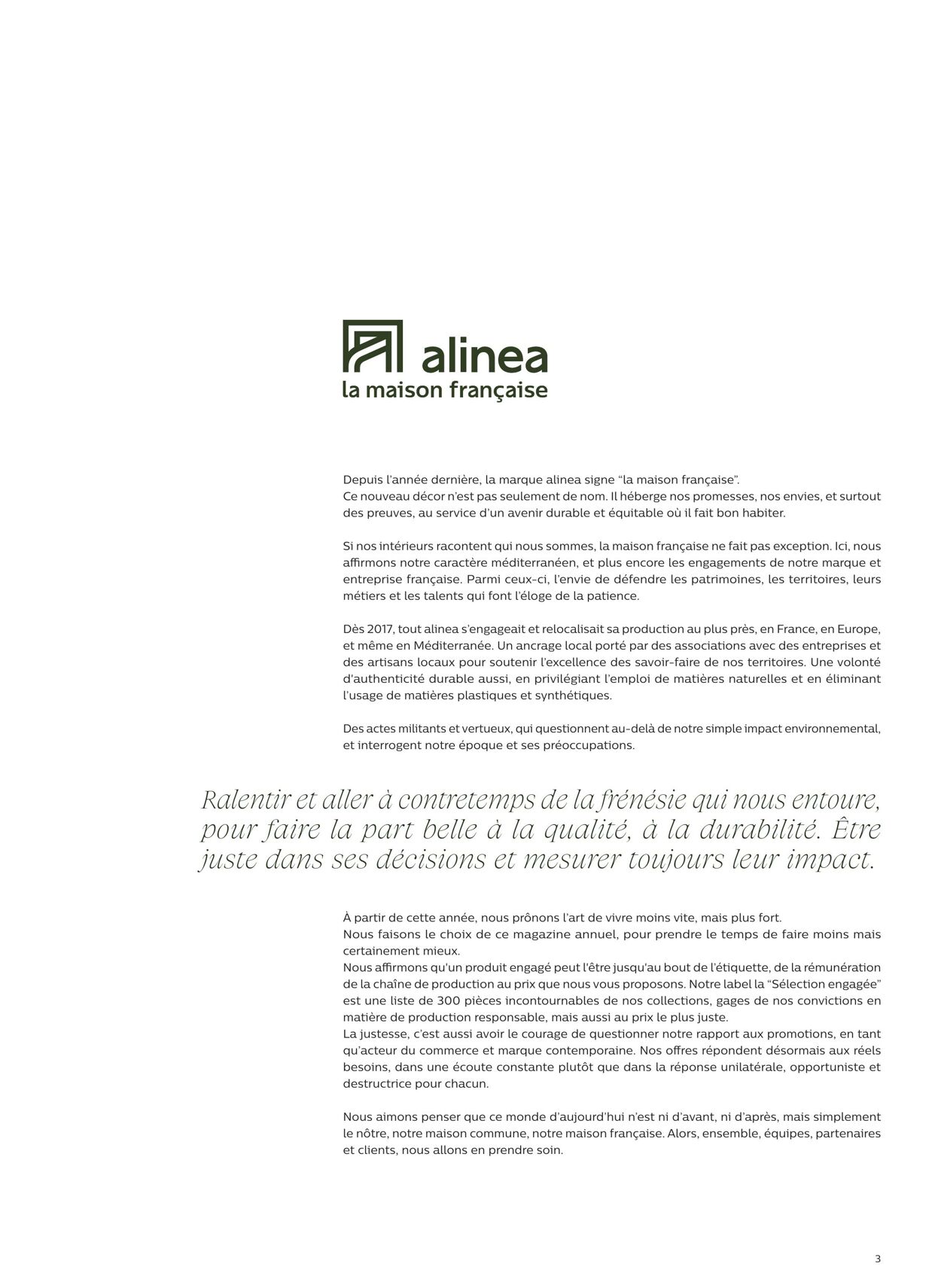 Catalogue Alinea 01.03.2023 - 31.10.2023