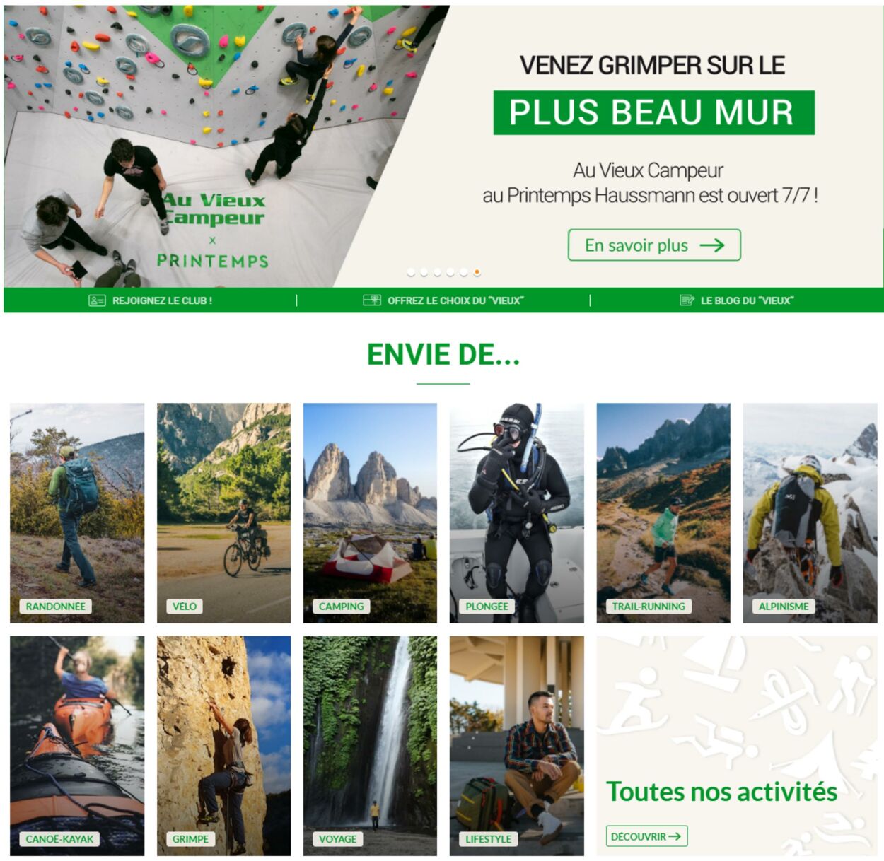 Catalogue Au Vieux Campeur 10.05.2022 - 23.05.2022