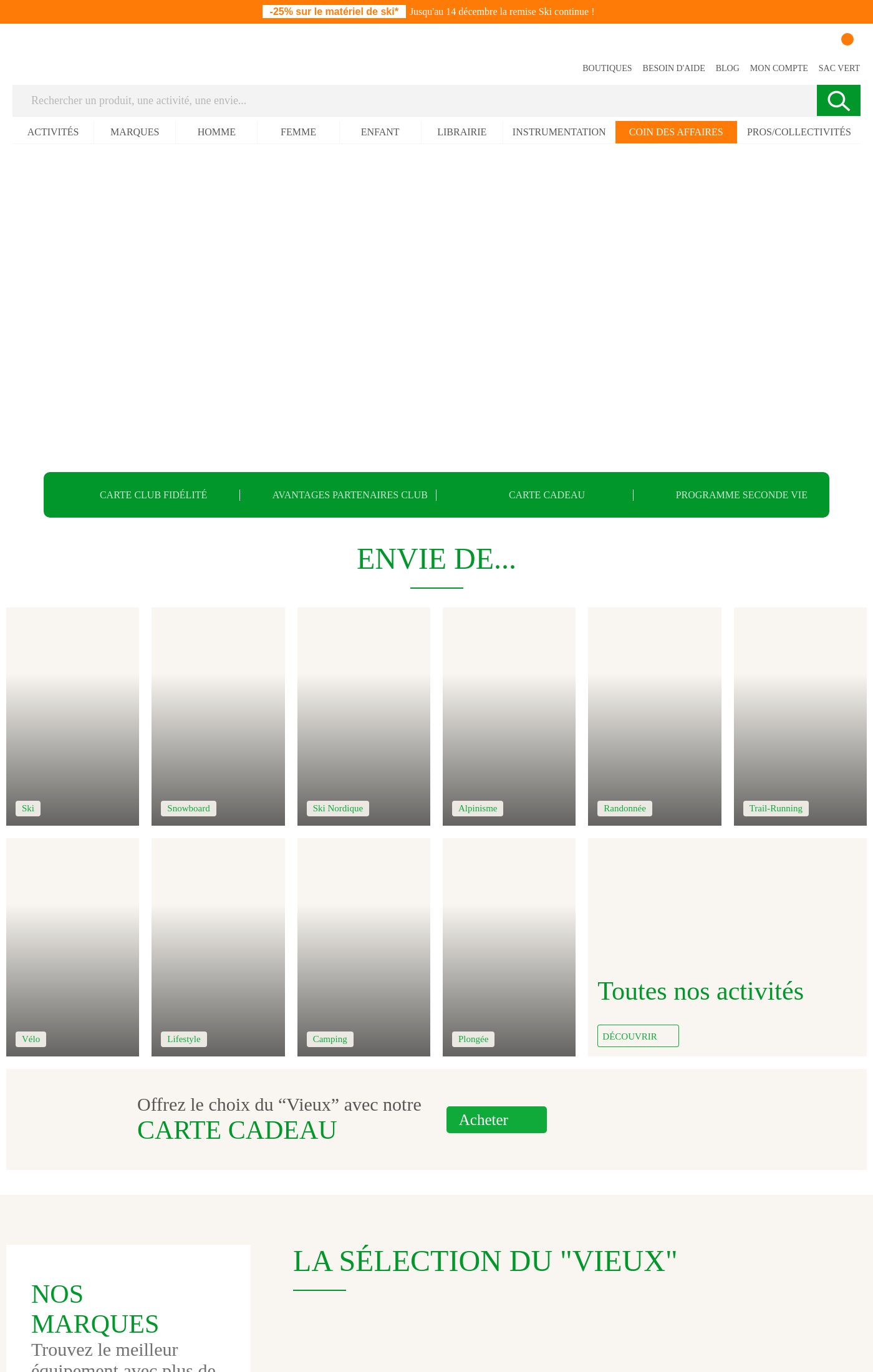 Catalogue Au Vieux Campeur 10.12.2025 - 16.12.2025