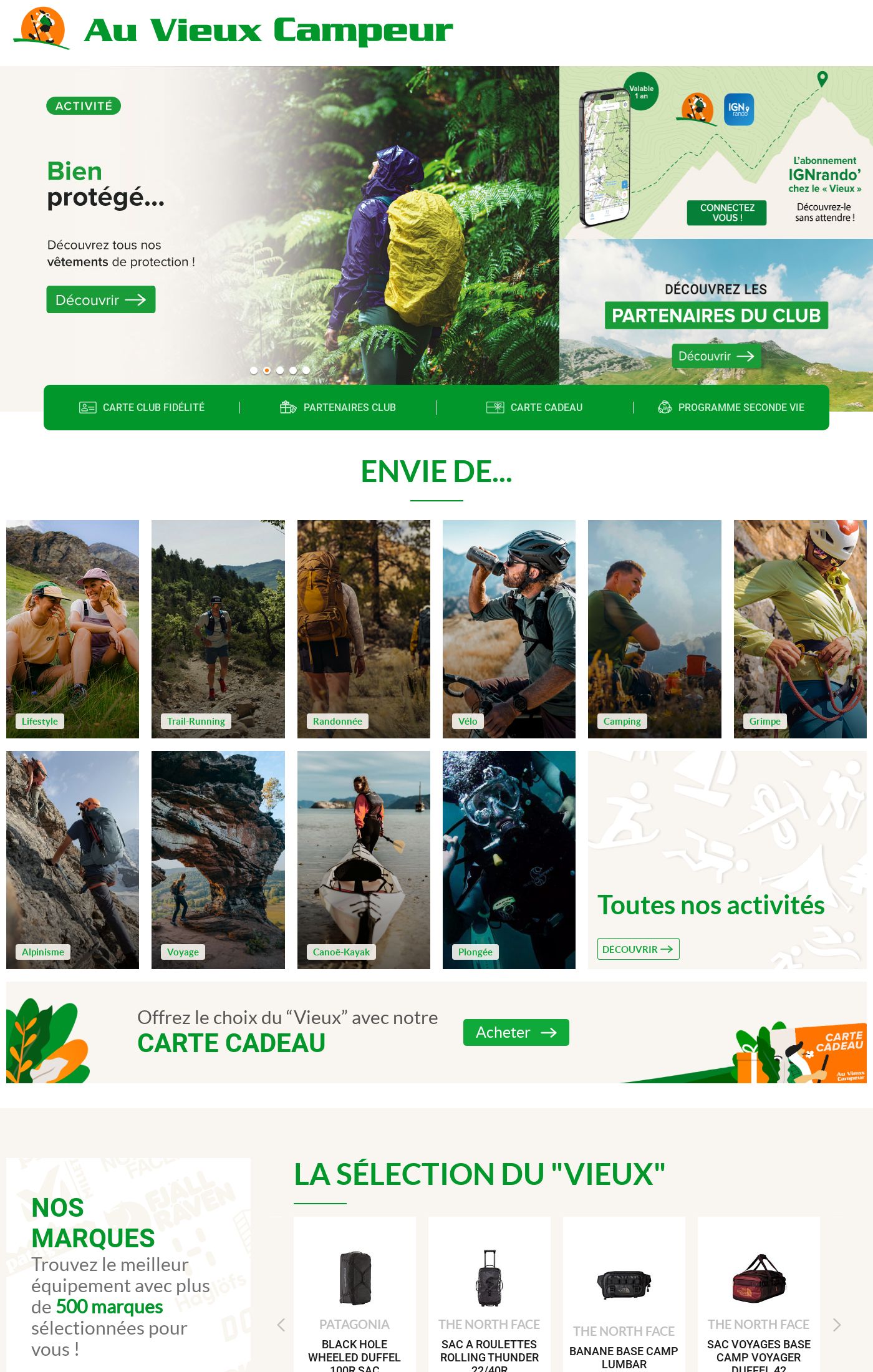 Catalogue Au Vieux Campeur 20.08.2025 - 26.08.2025