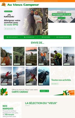 Catalogue Au Vieux Campeur 23.10.2024 - 29.10.2024