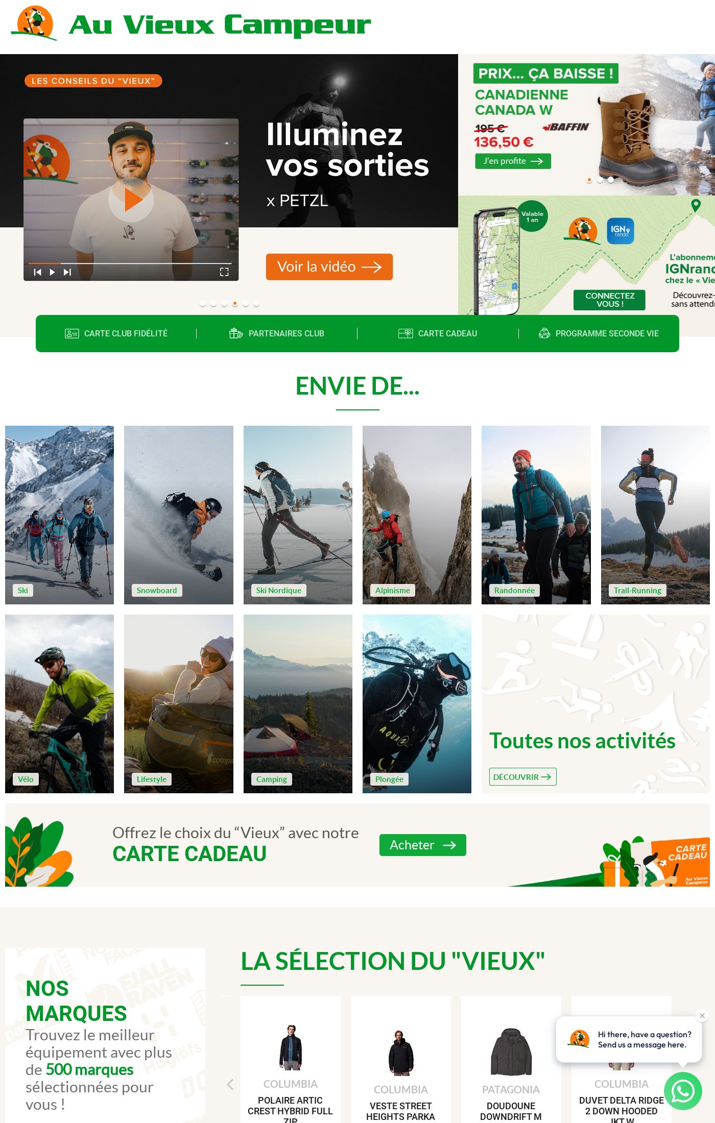 Catalogue Au Vieux Campeur 05.11.2025 - 11.11.2025