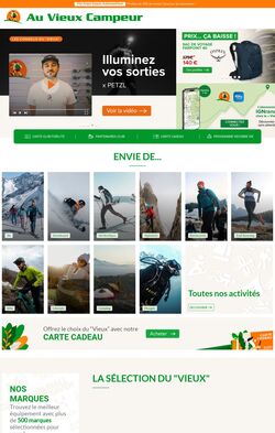 Catalogue Au Vieux Campeur 29.10.2025 - 04.11.2025