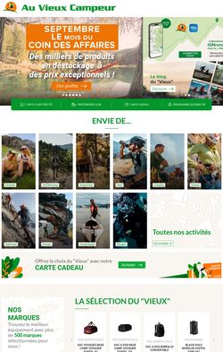 Catalogue Au Vieux Campeur 03.09.2025 - 09.09.2025