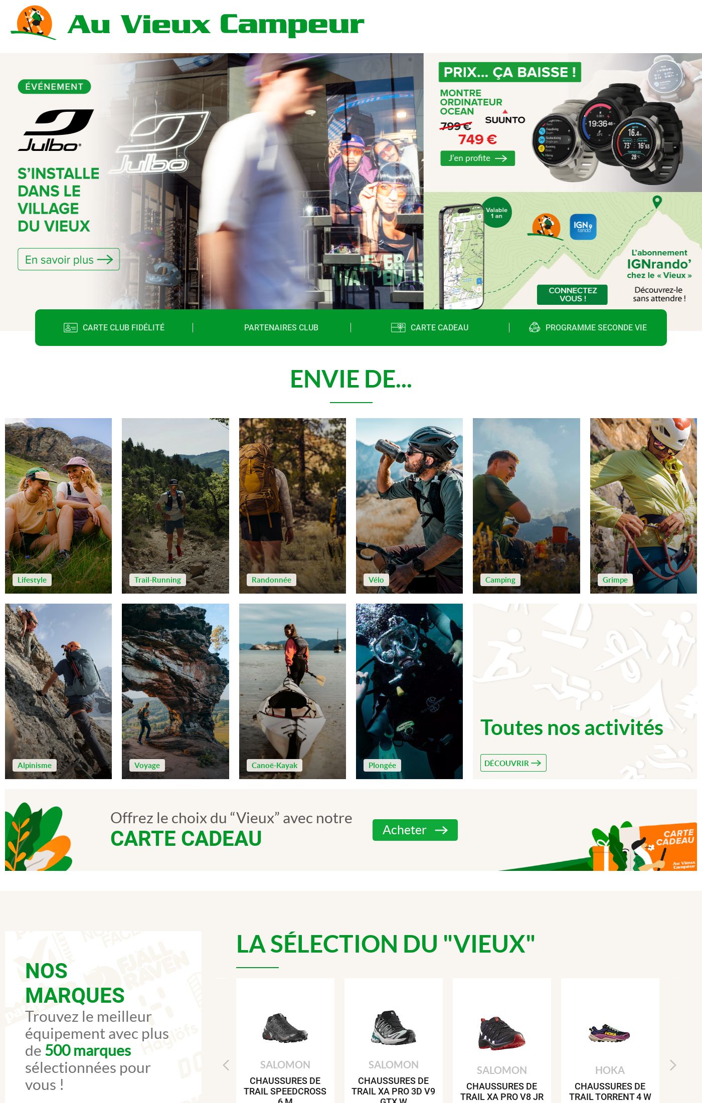 Catalogue Au Vieux Campeur 08.10.2025 - 14.10.2025