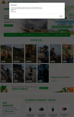 Catalogue Au Vieux Campeur 27.08.2025 - 02.09.2025
