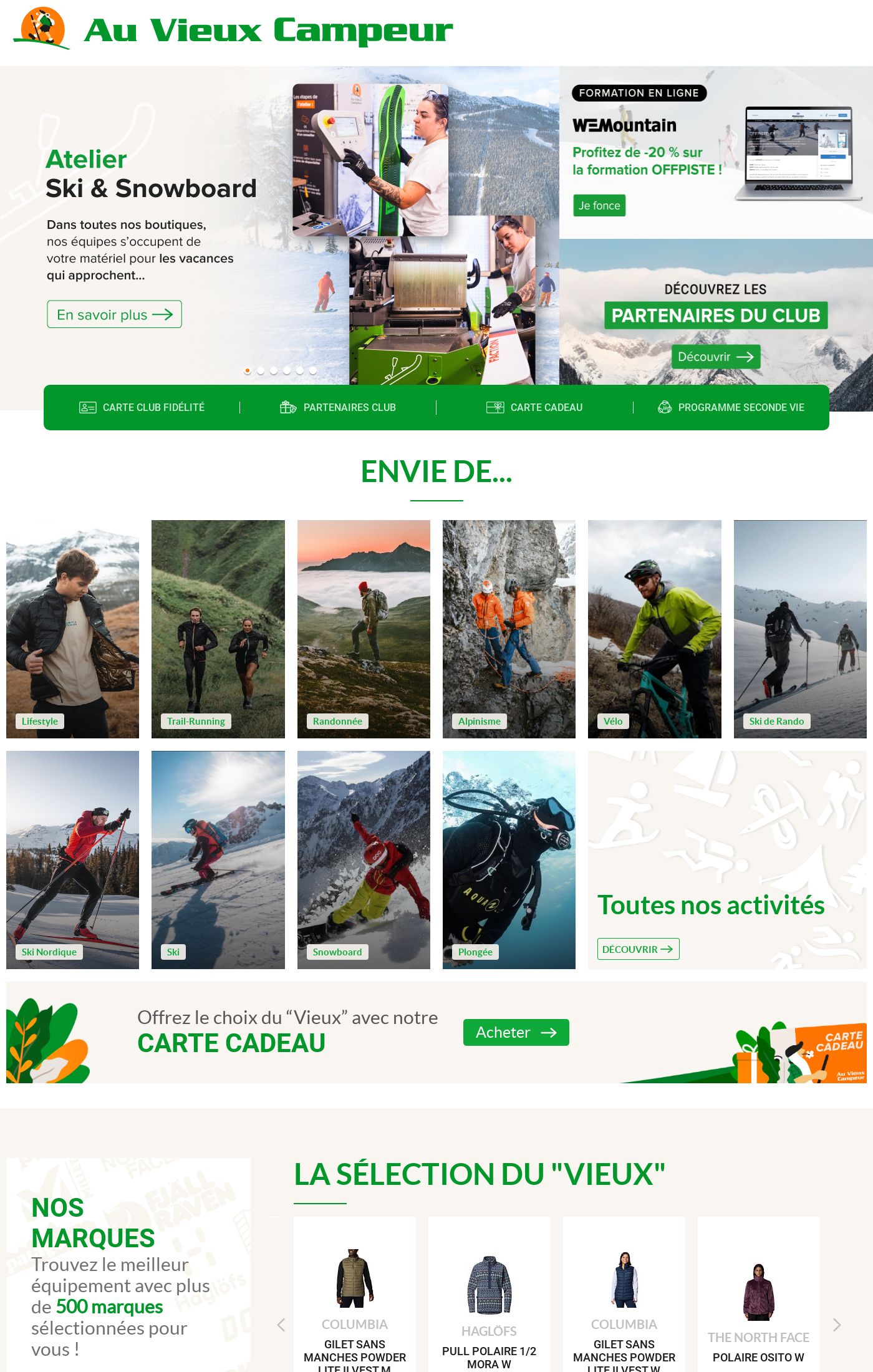 Catalogue Au Vieux Campeur 29.01.2025 - 04.02.2025