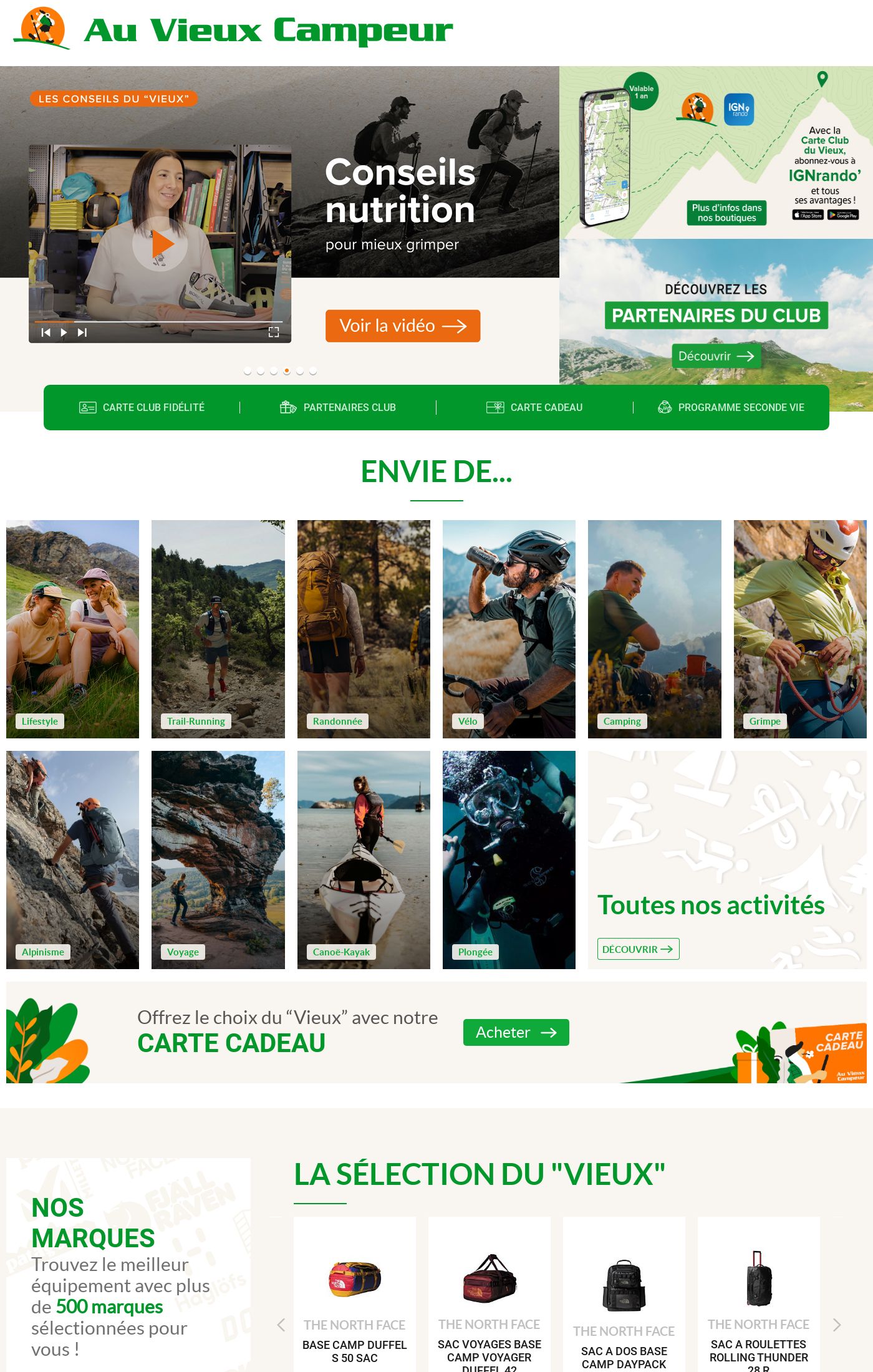 Catalogue Au Vieux Campeur 06.08.2025 - 12.08.2025