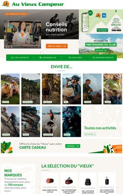 Catalogue Au Vieux Campeur 06.08.2025 - 12.08.2025