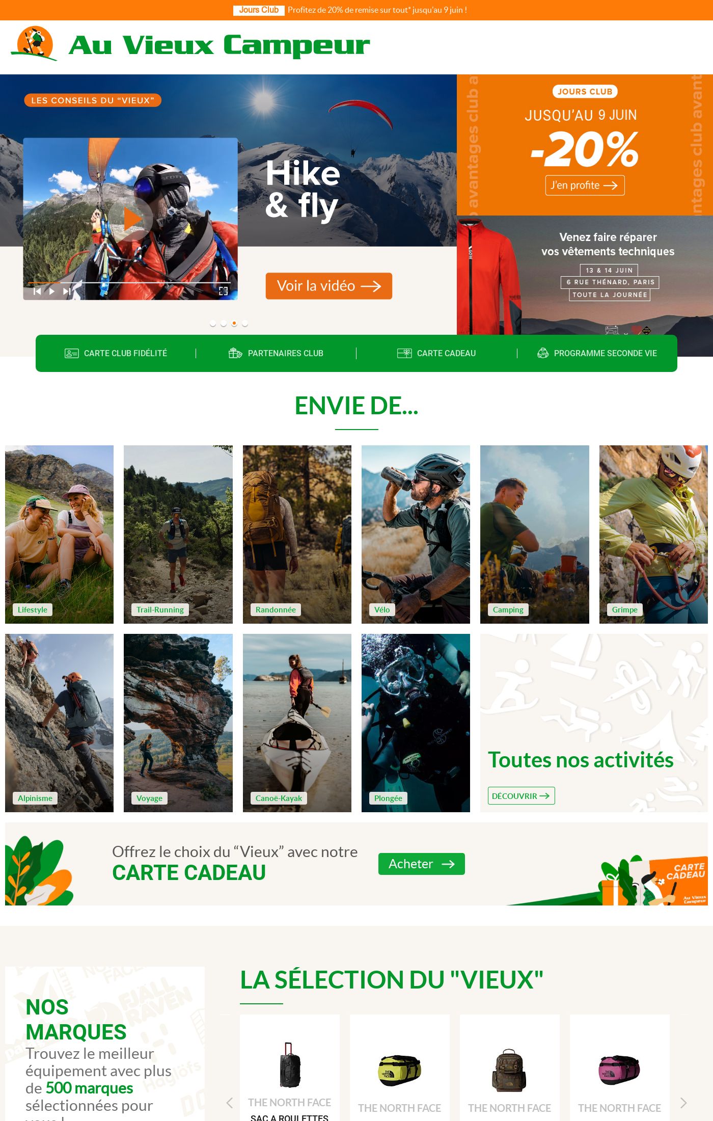 Catalogue Au Vieux Campeur 04.06.2025 - 10.06.2025