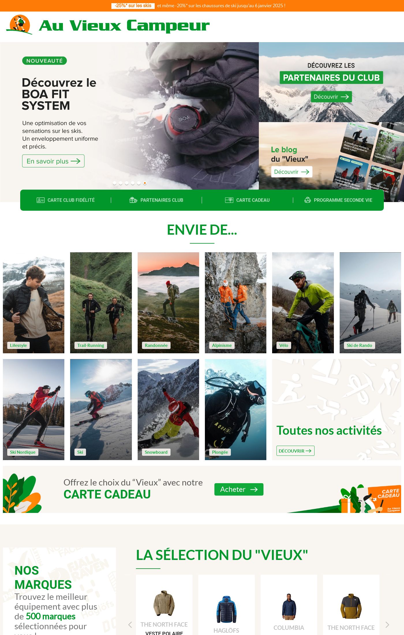 Catalogue Au Vieux Campeur 01.01.2025 - 07.01.2025