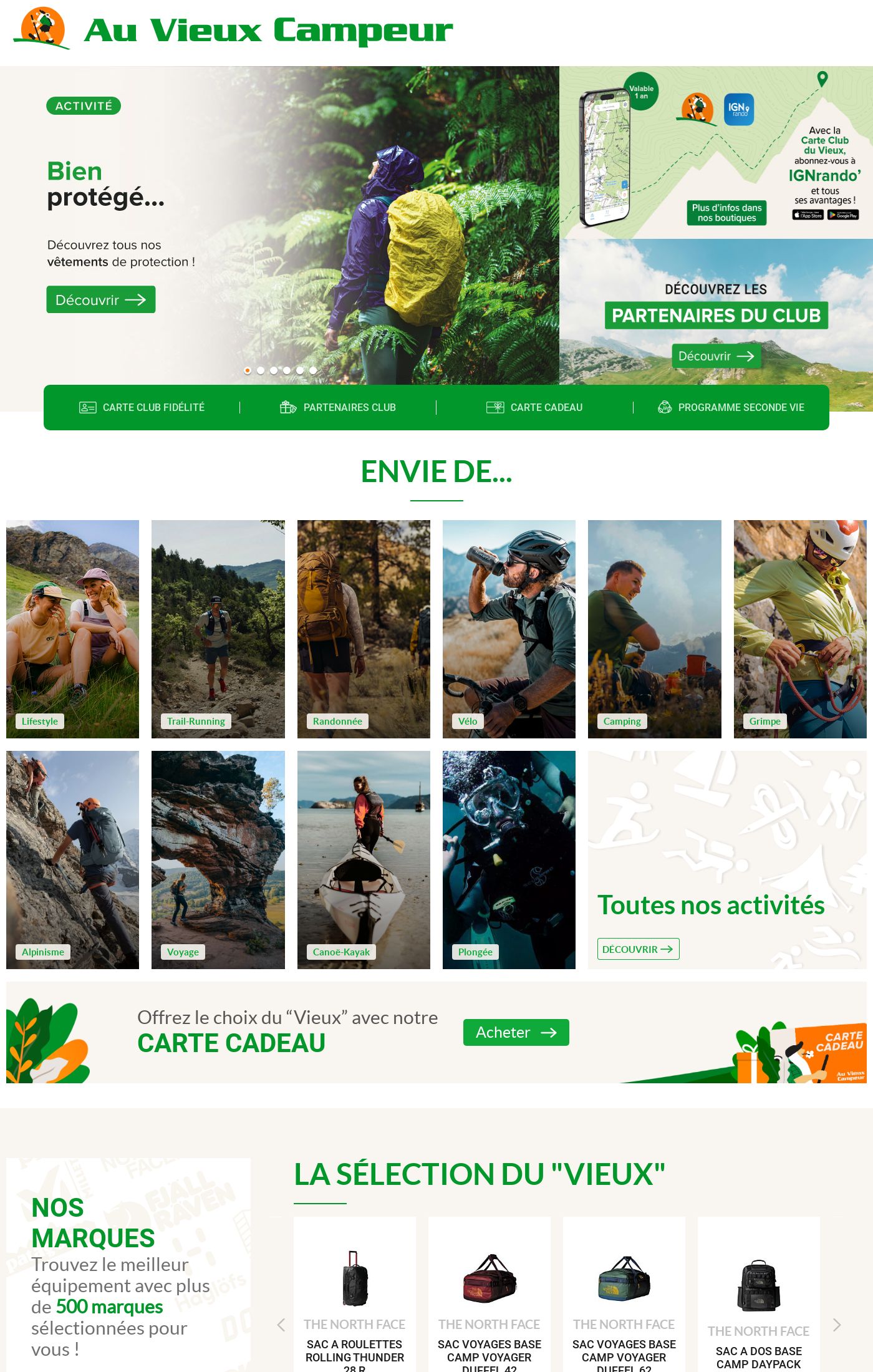 Catalogue Au Vieux Campeur 30.07.2025 - 05.08.2025