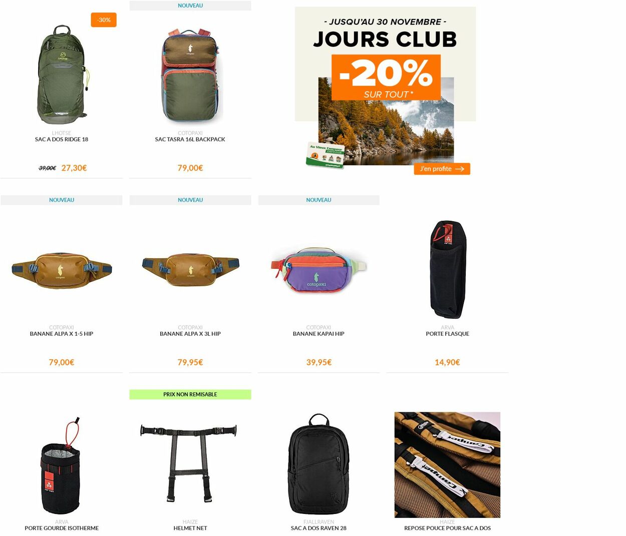 Catalogue Au Vieux Campeur 19.11.2025 - 25.11.2025