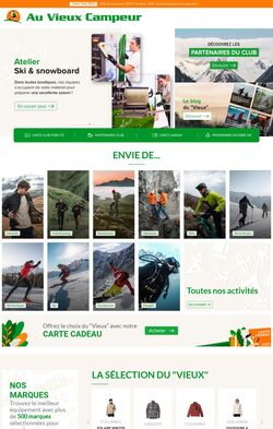 Catalogue Au Vieux Campeur 27.11.2024 - 03.12.2024