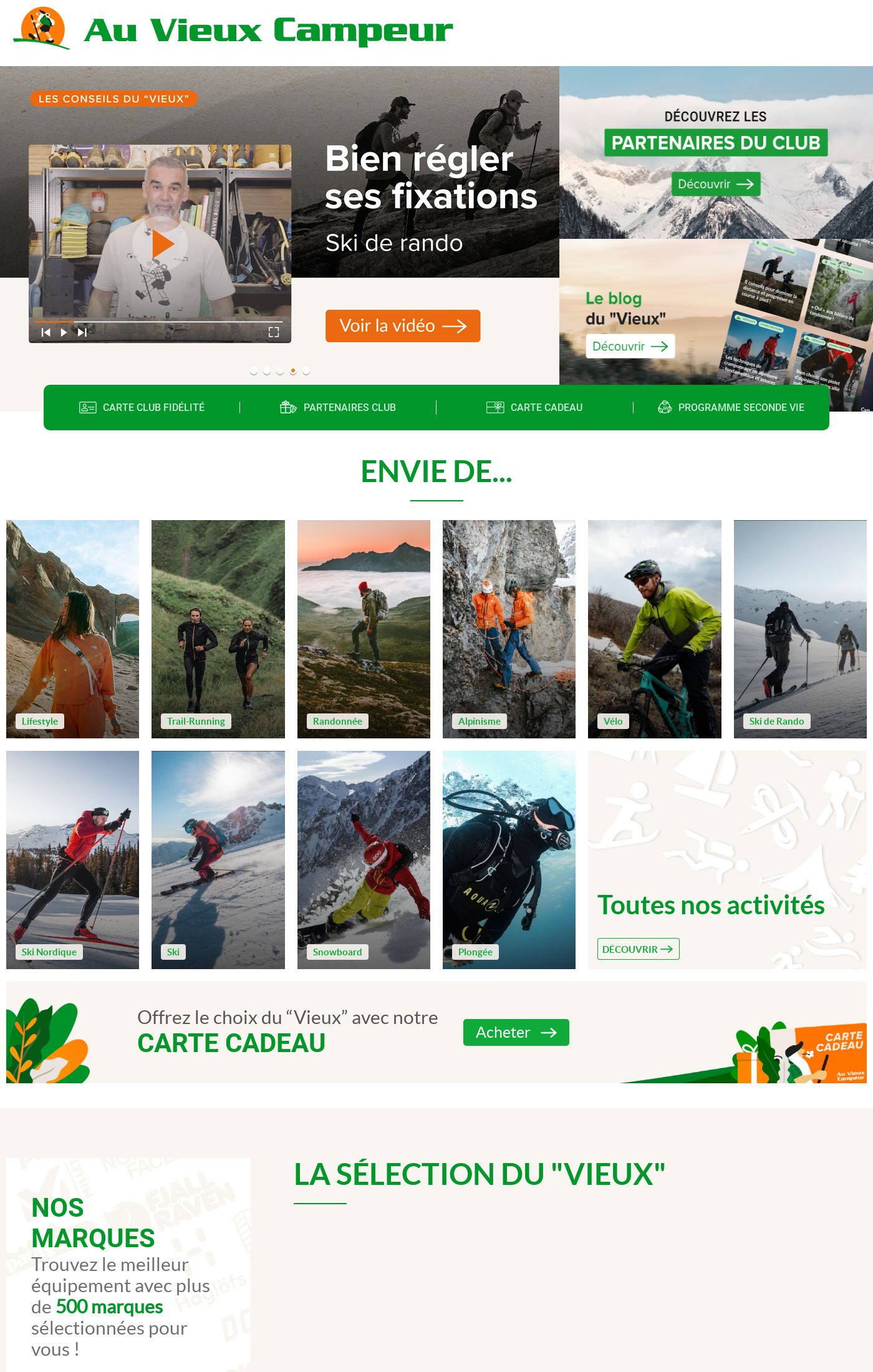 Catalogue Au Vieux Campeur 20.11.2024 - 26.11.2024