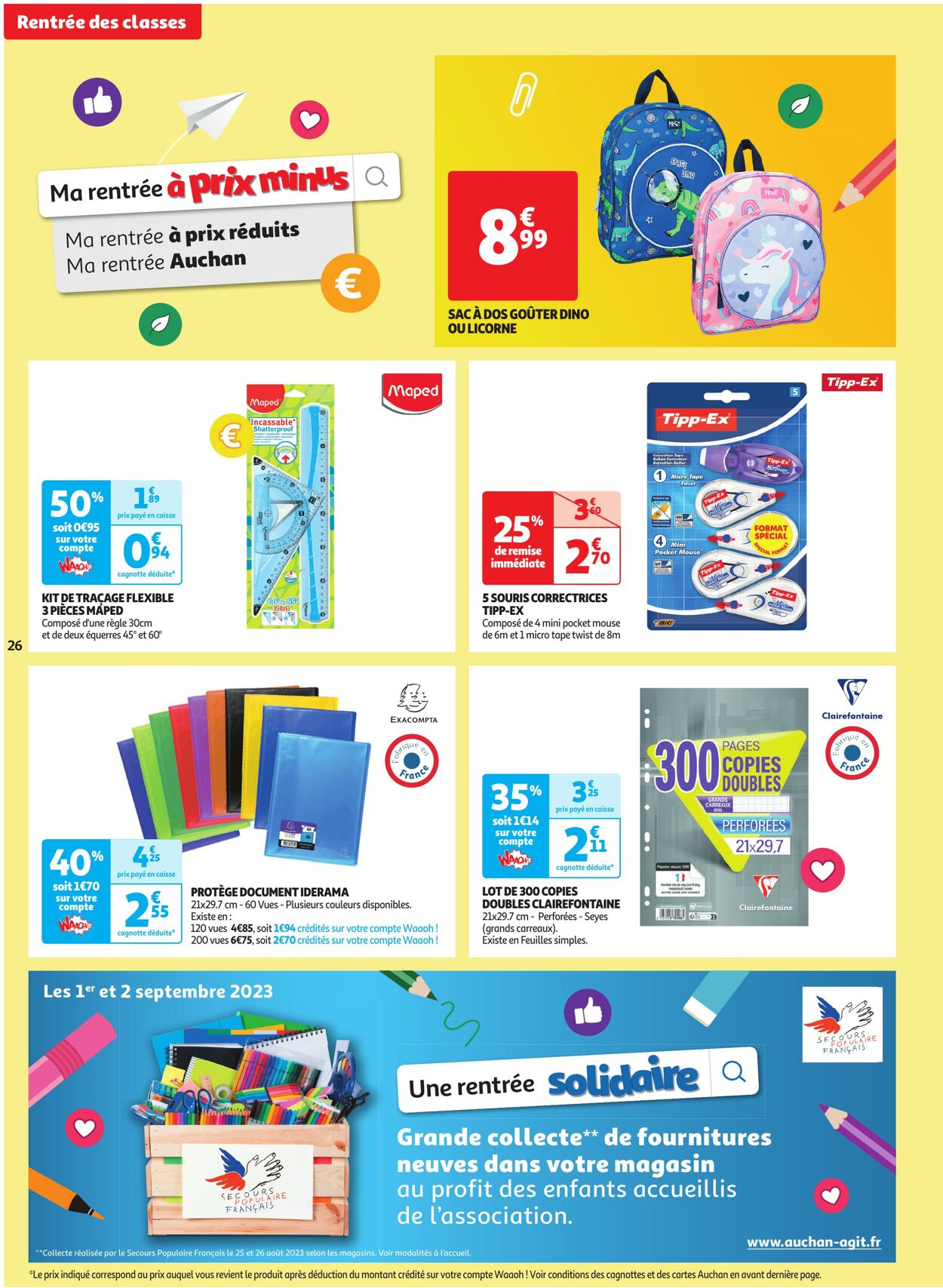 Catalogue Auchan 29.08.2023 - 03.09.2023