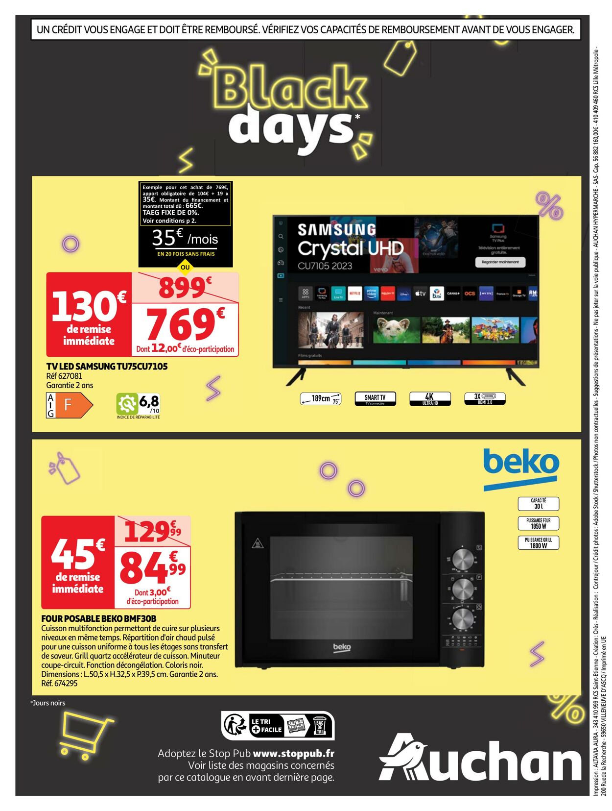 Catalogue Auchan 17.11.2023 - 27.11.2023