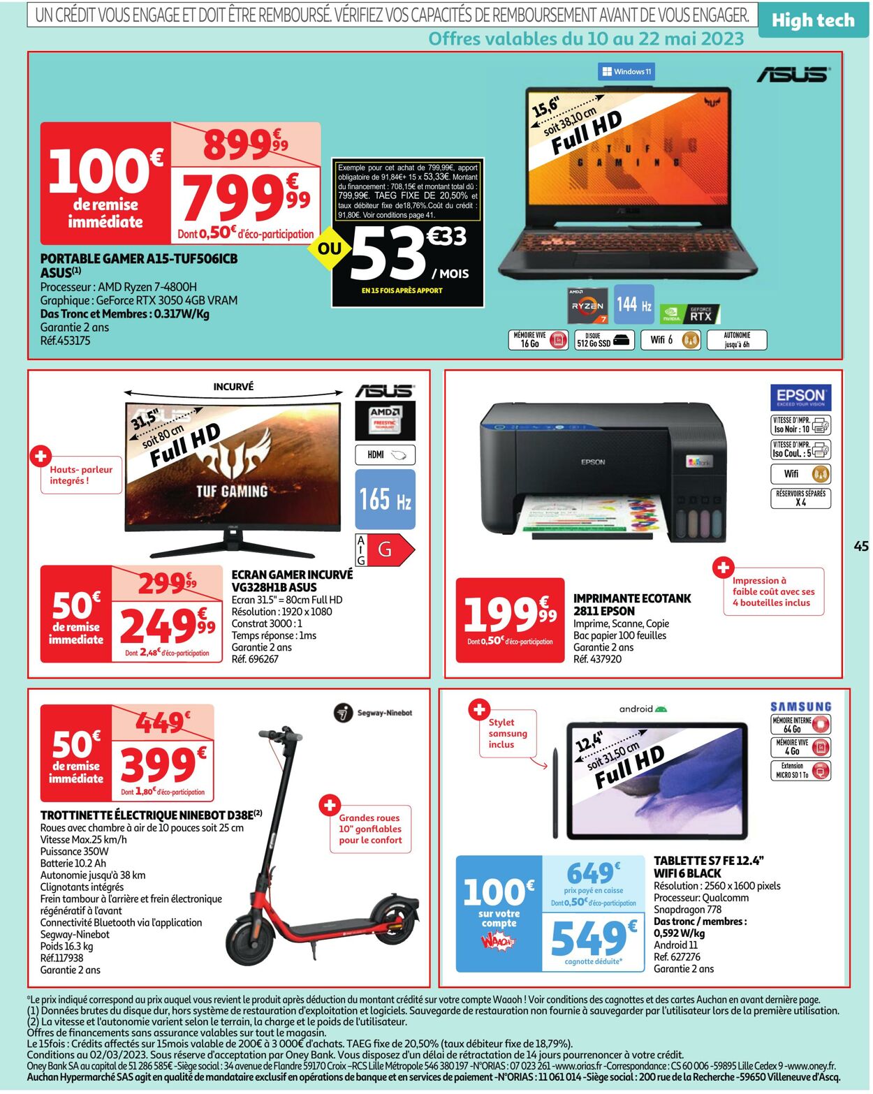 Catalogue Auchan 10.05.2023 - 15.05.2023