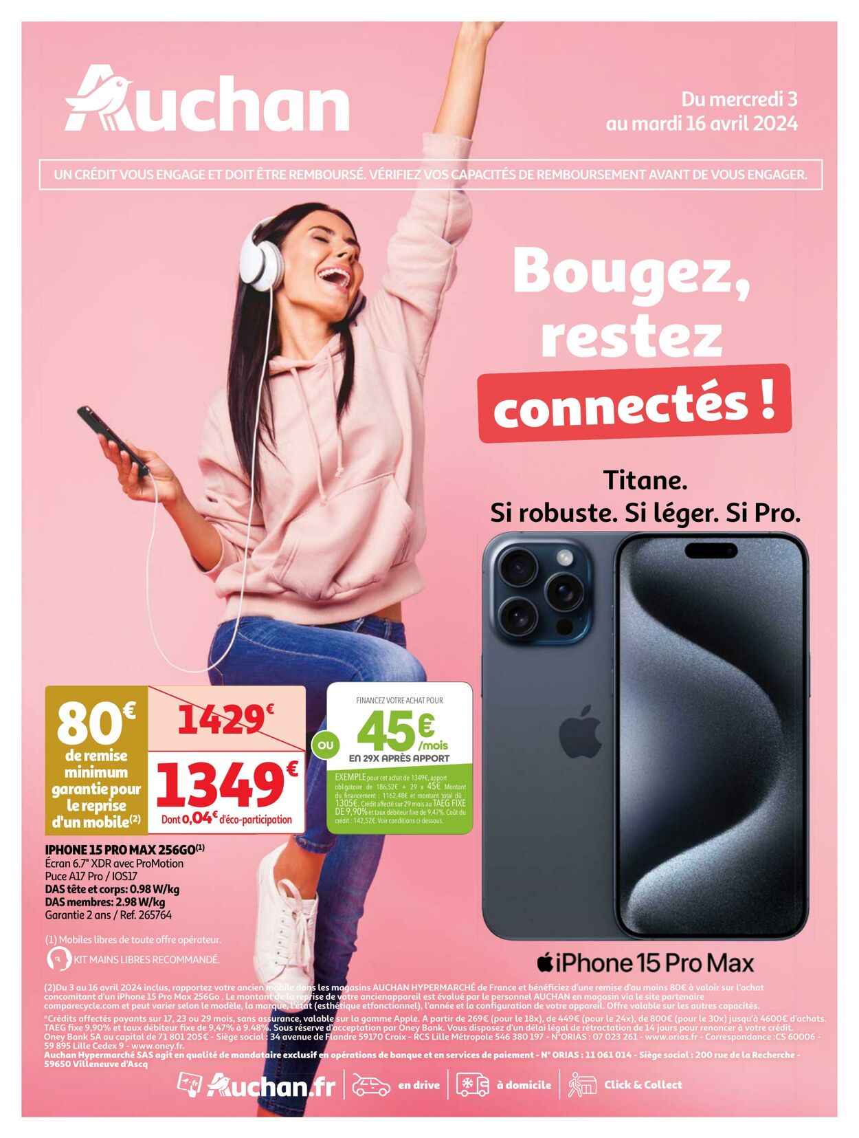 Catalogue Auchan 03.04.2024 - 16.04.2024