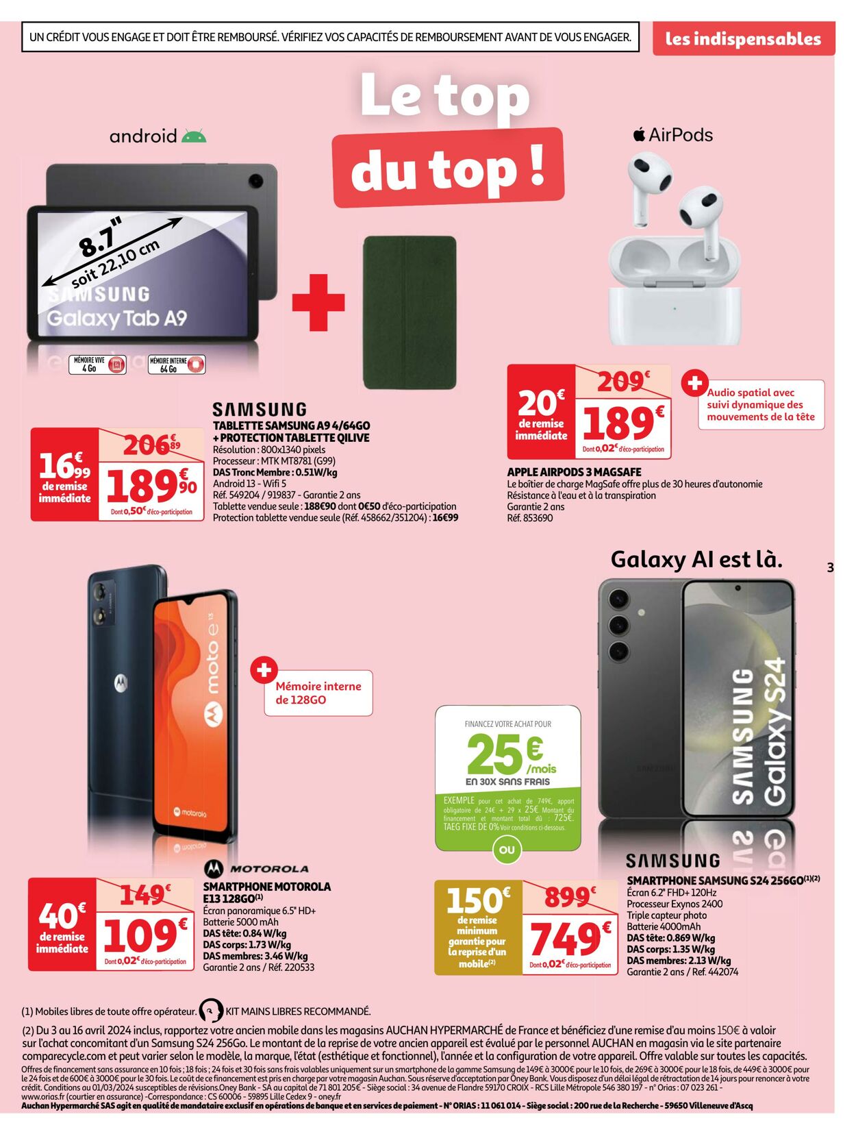 Catalogue Auchan 03.04.2024 - 16.04.2024